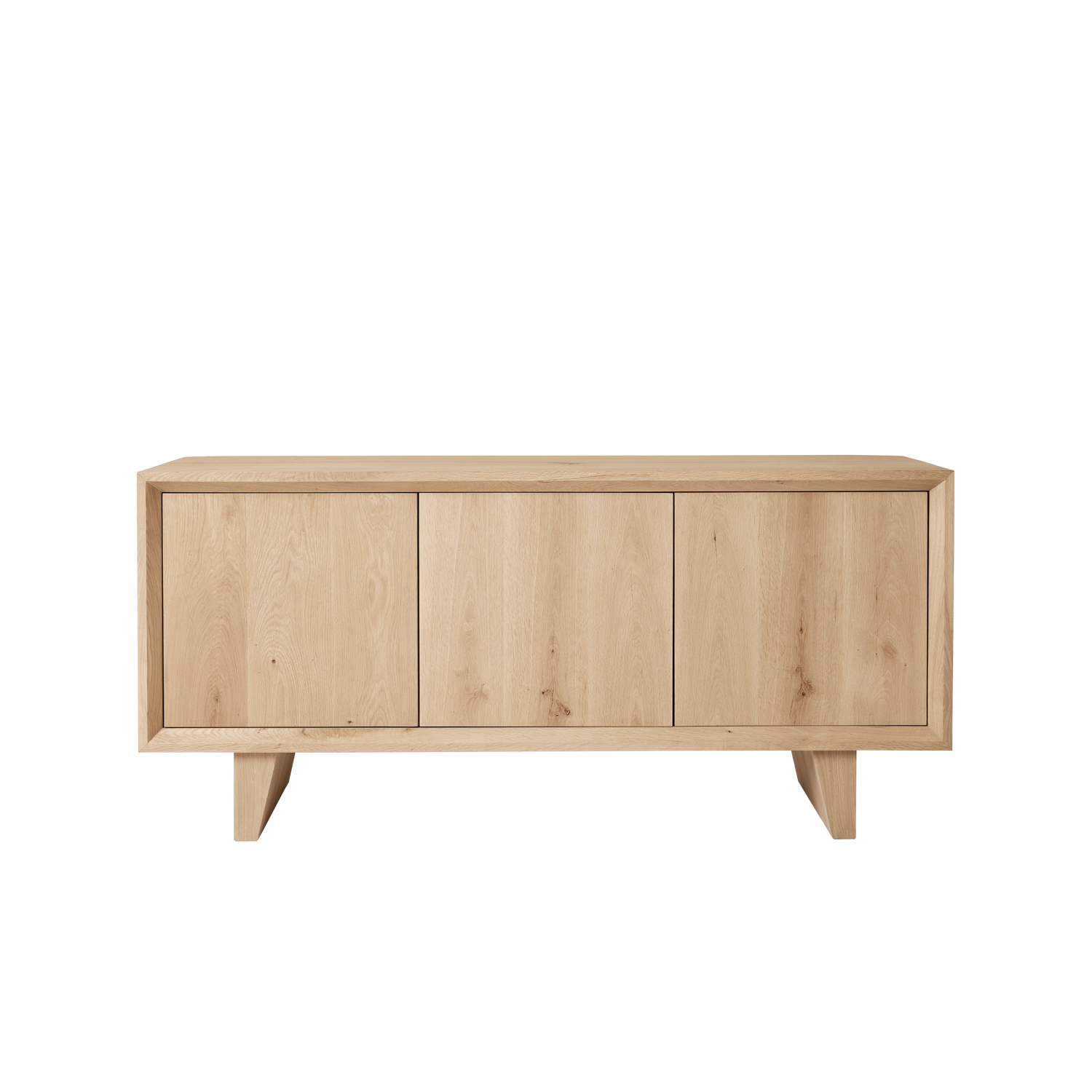 natural wood sideboard