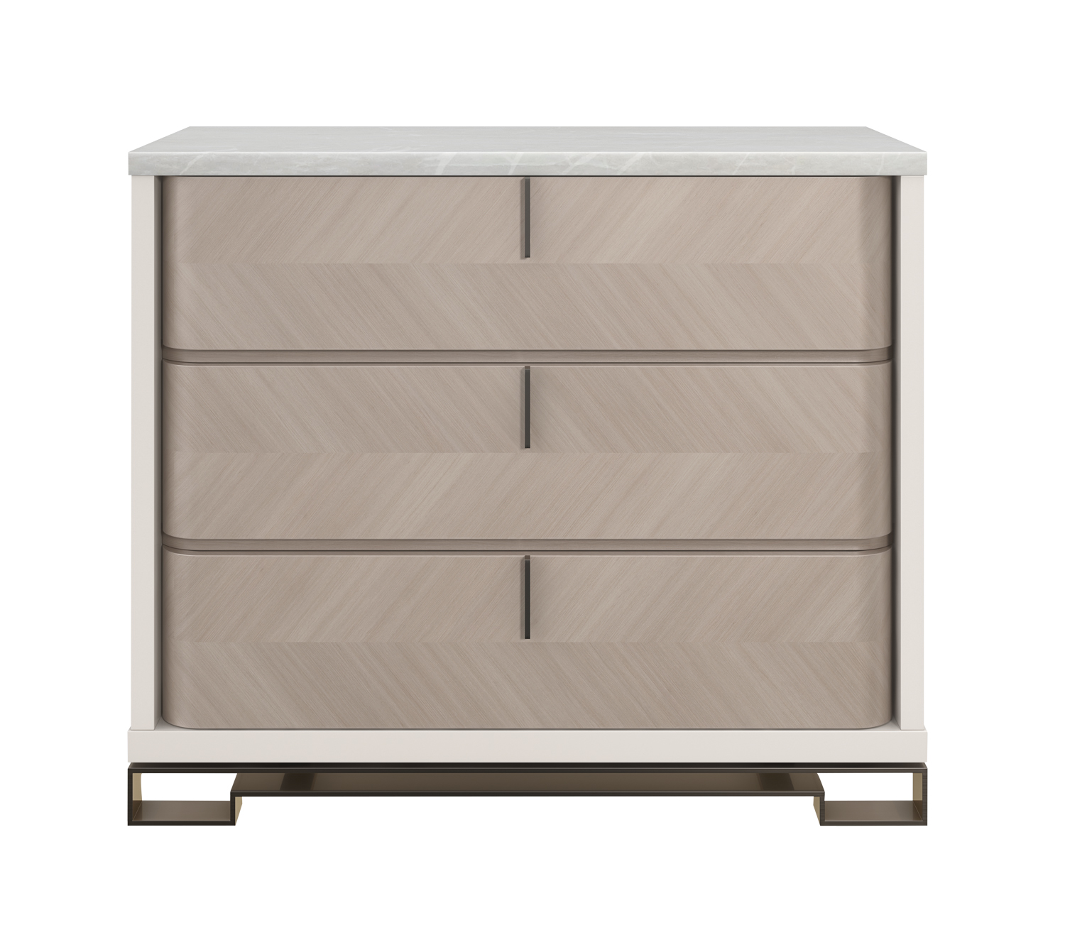 a beige dresser