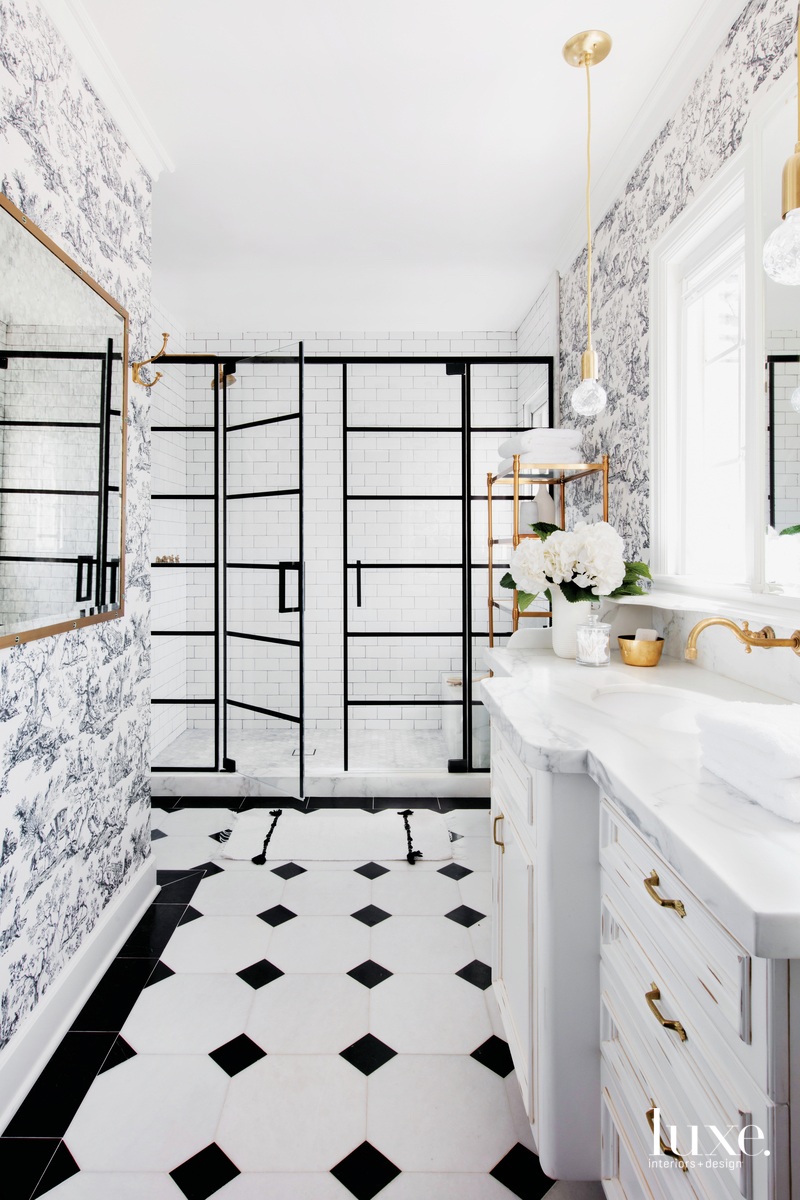 Behind 2 Bathroom Designs With Timeless Touches