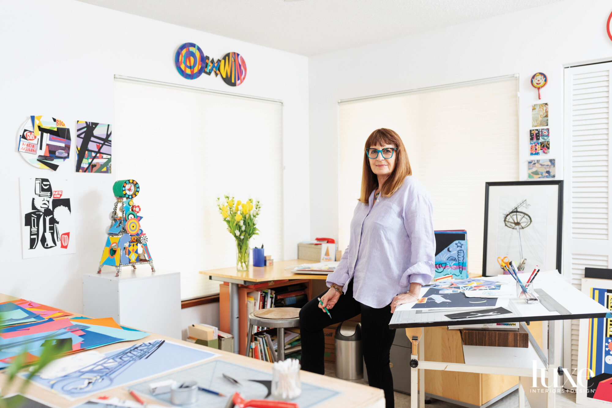 Artist Philomena Marano studio portrait