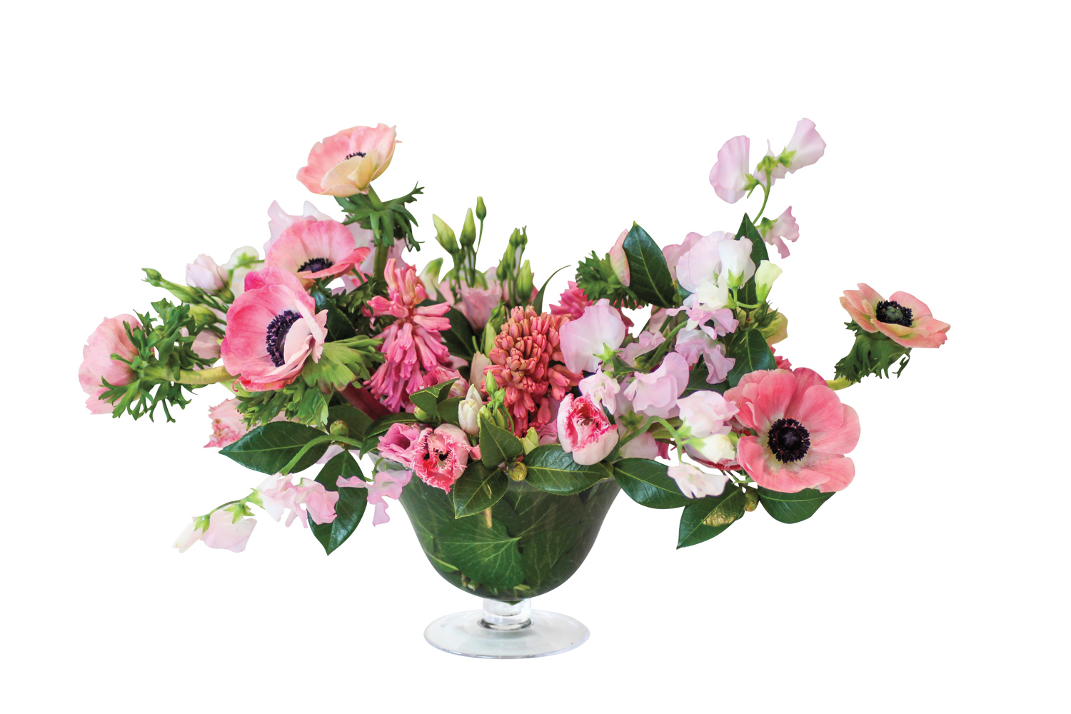 pink floral arrangement