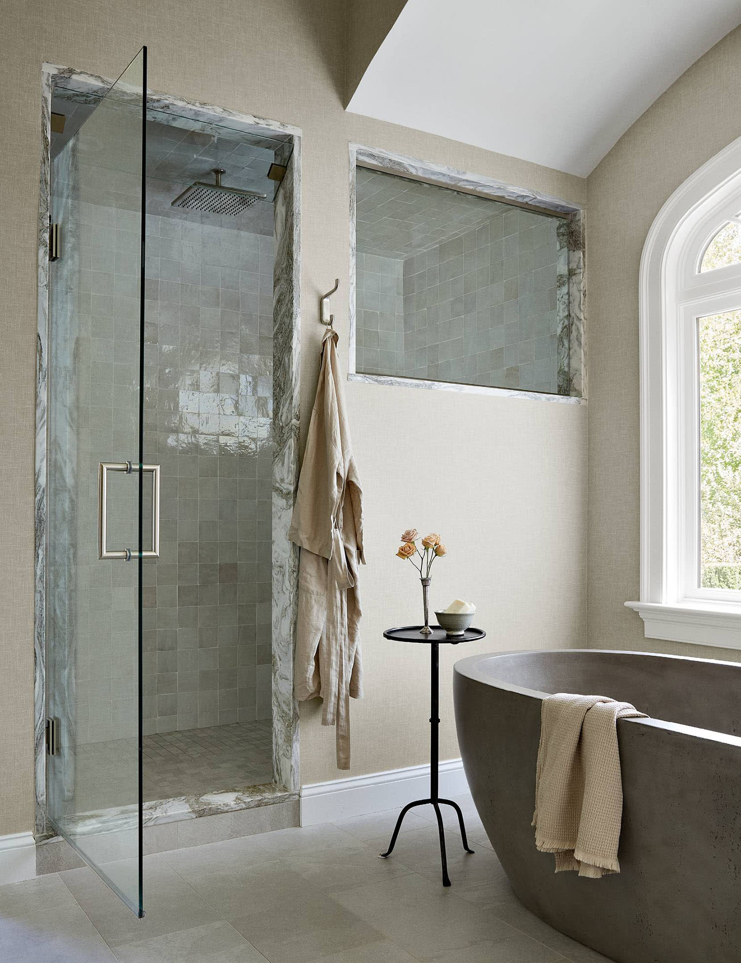 spa-like primary bathroom