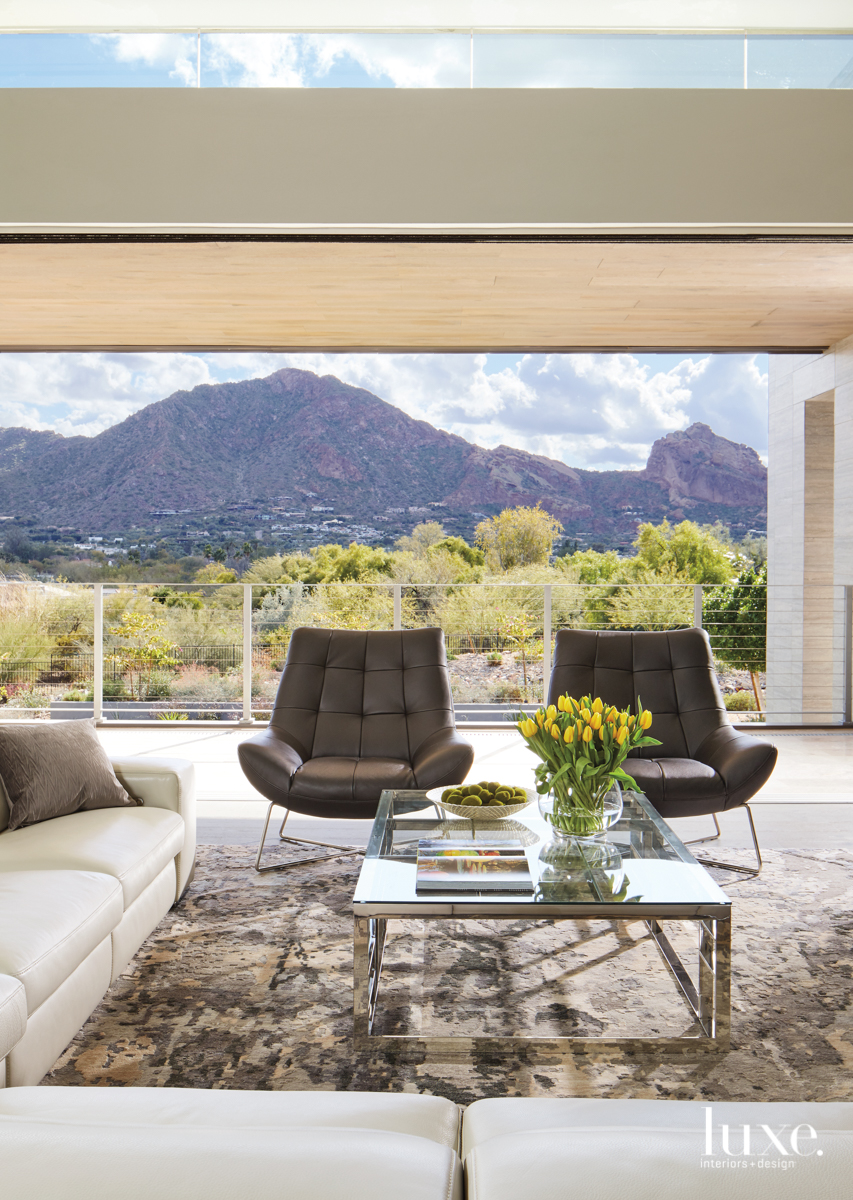 A Modern Desert House Is All About The Views | LUXE Interiors + Design, image size:853x1200