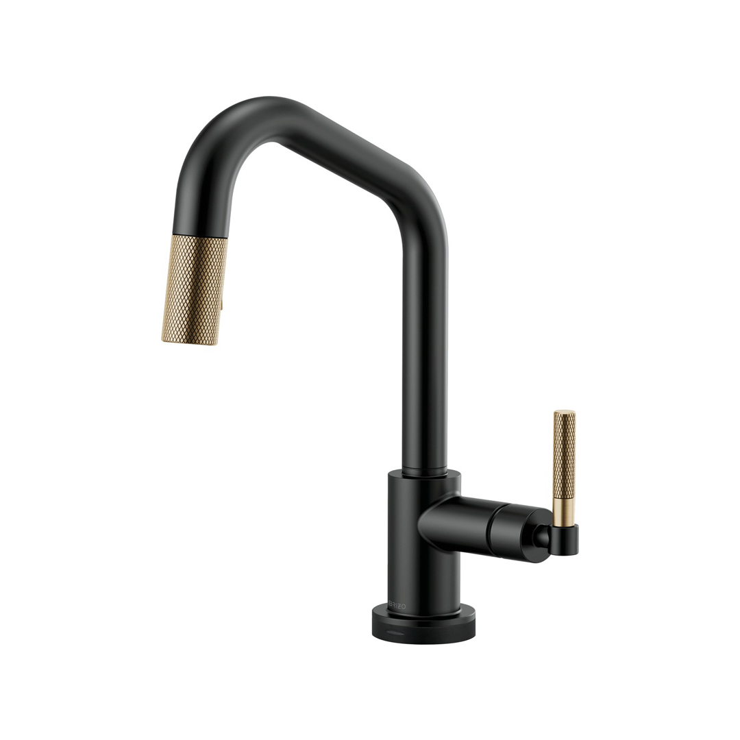 brizo black faucet