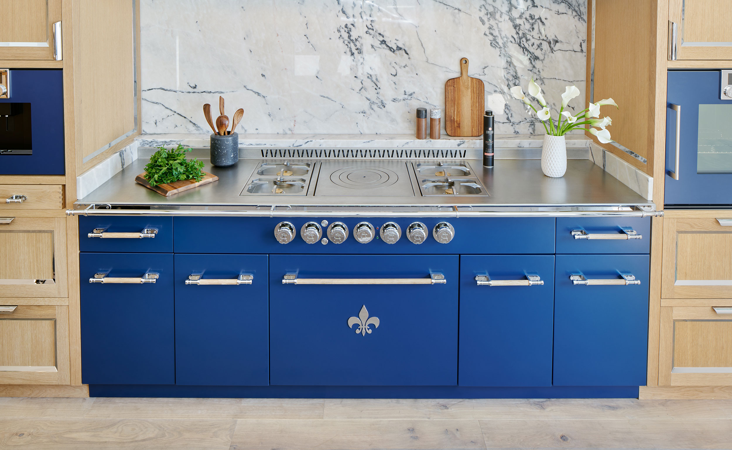 staud blue latelier kitchen