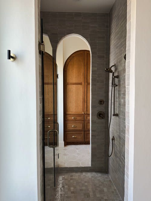 Brabec Custom Homes luxury home builder, Modena+Shower 