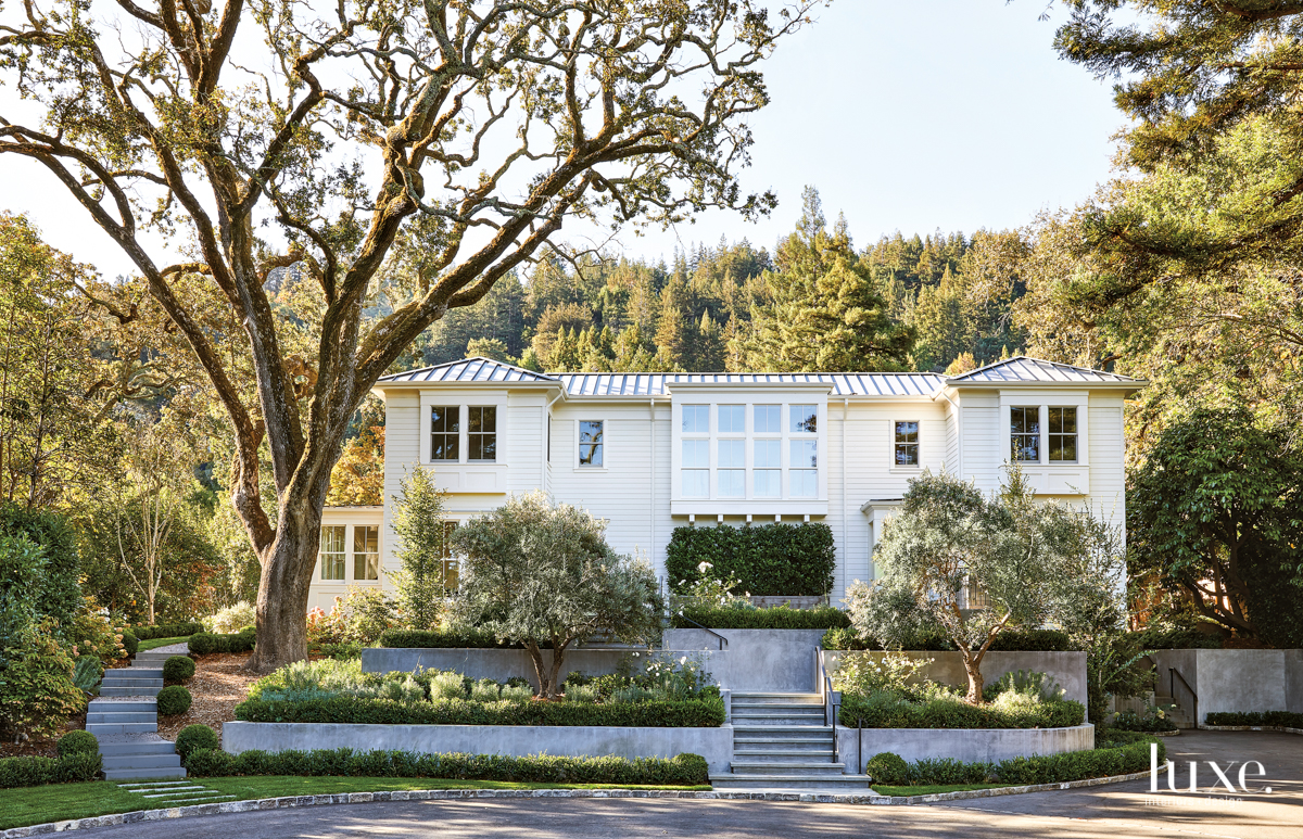 contemporary exterior white marin county