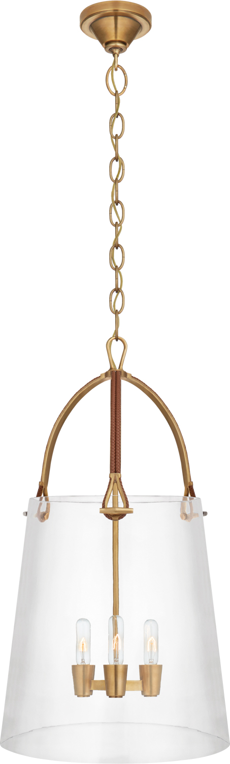 brass and glass lighting pendant