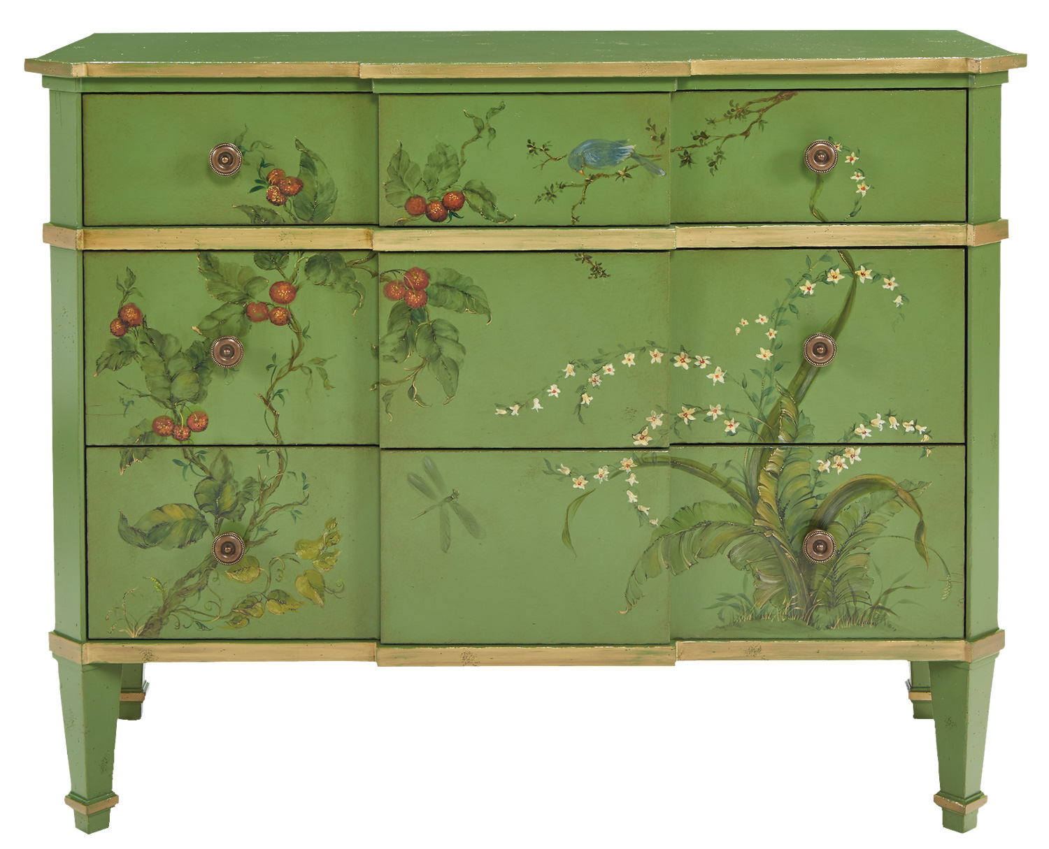 green garden drawer chest 
