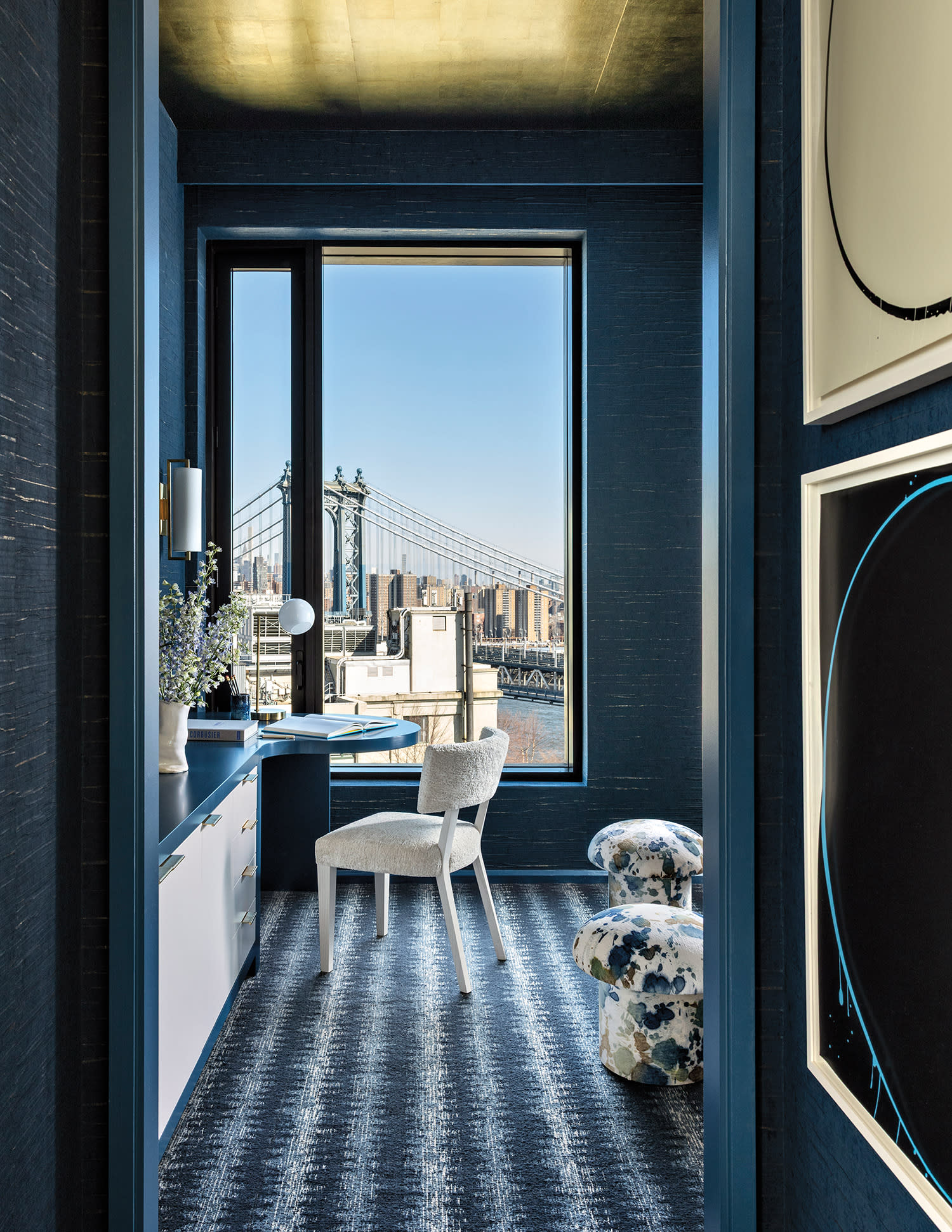 office space in a Dumbo apartment