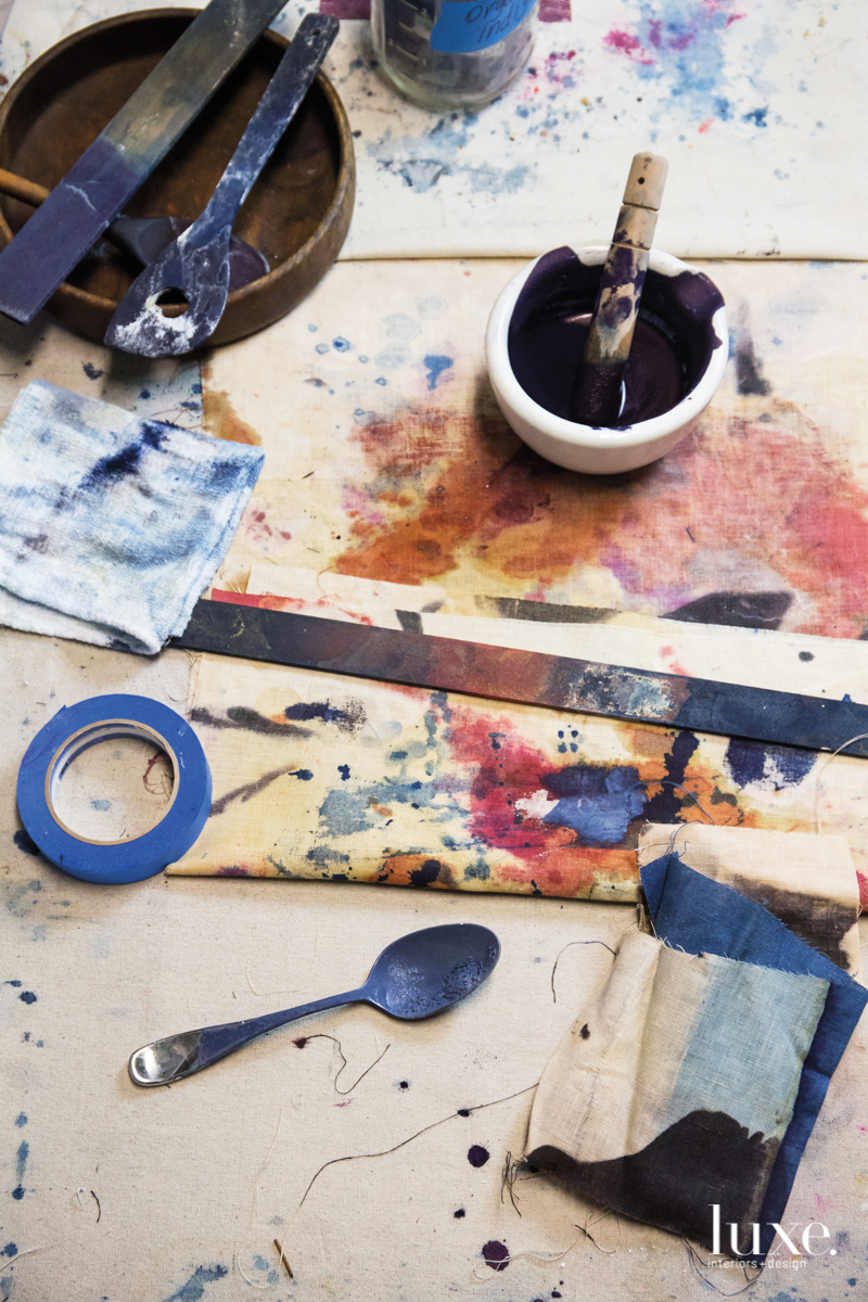 Each dye color is created by hand, using all-natural substances.