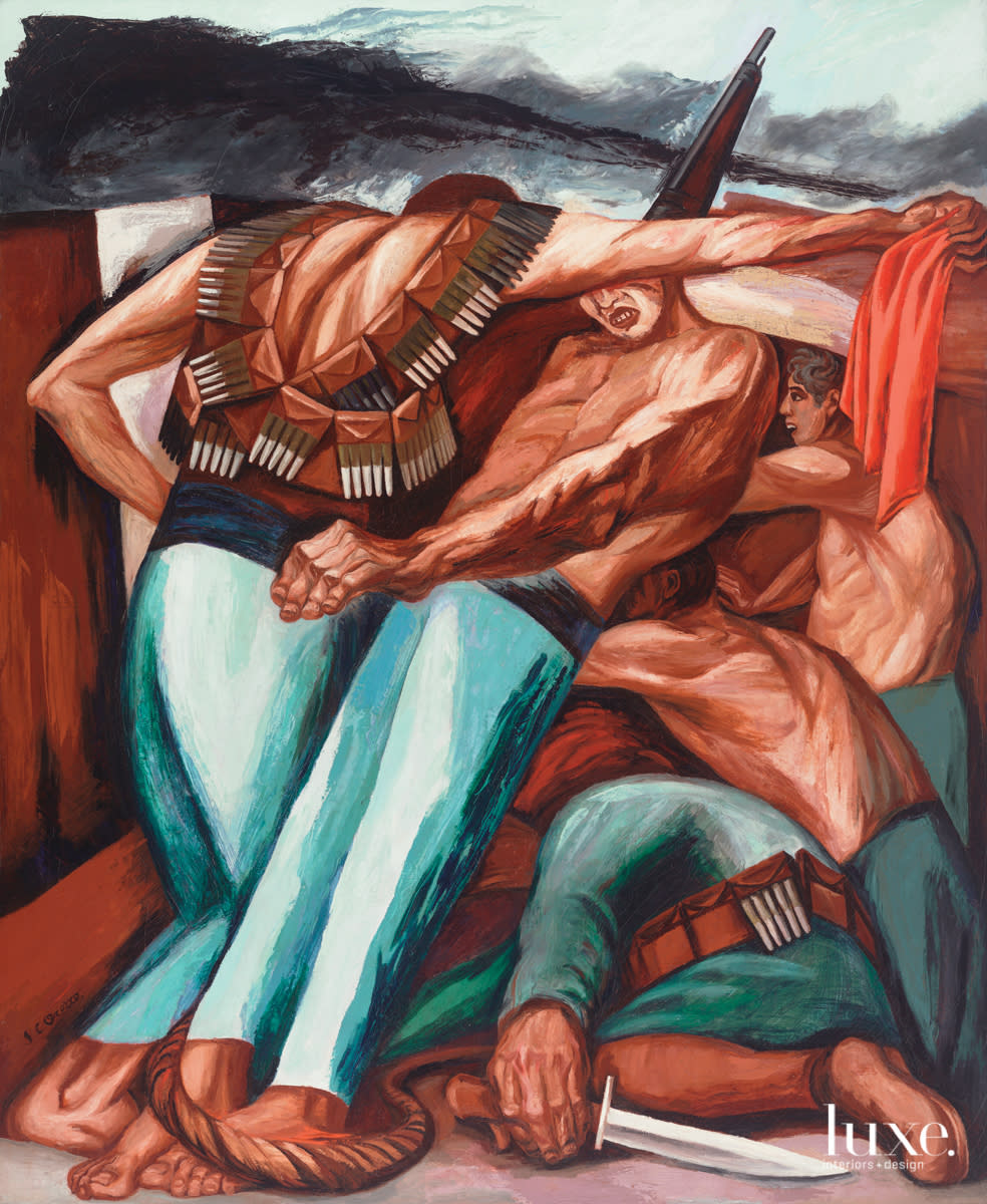 barricade by jose clemente orozco