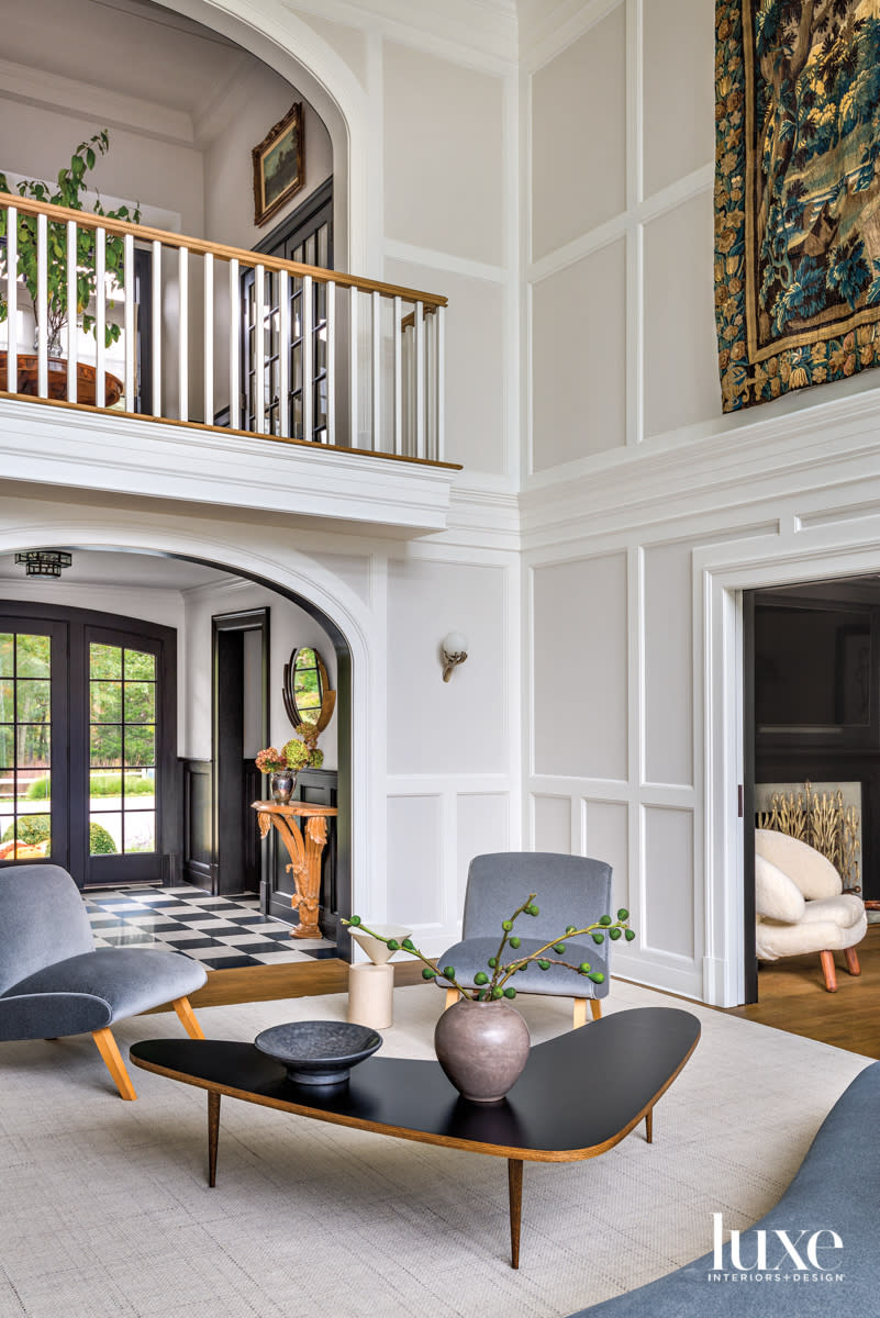 paneled sitting room