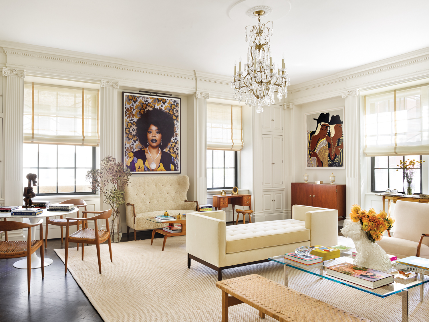 A Classical Prewar Park Avenue Apartment Spotlights Black Art | LUXE ...