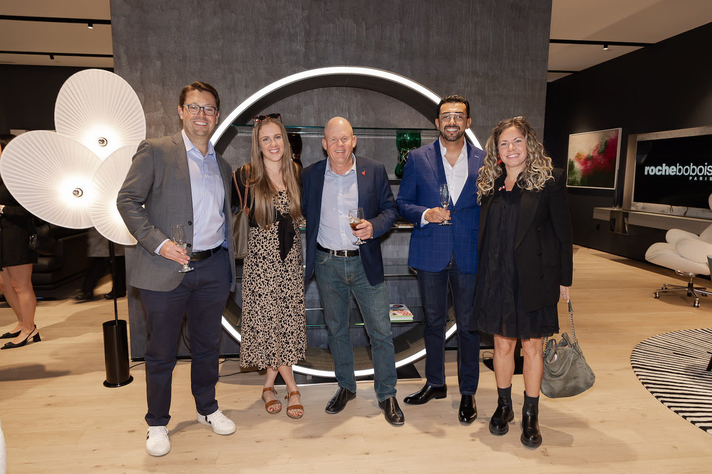 Guests at Roche Bobois Denver Luxe event 