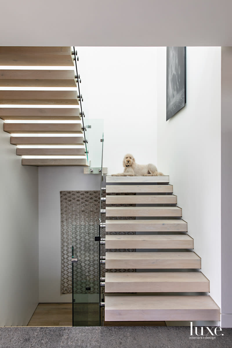 Laguna Beach floating stair