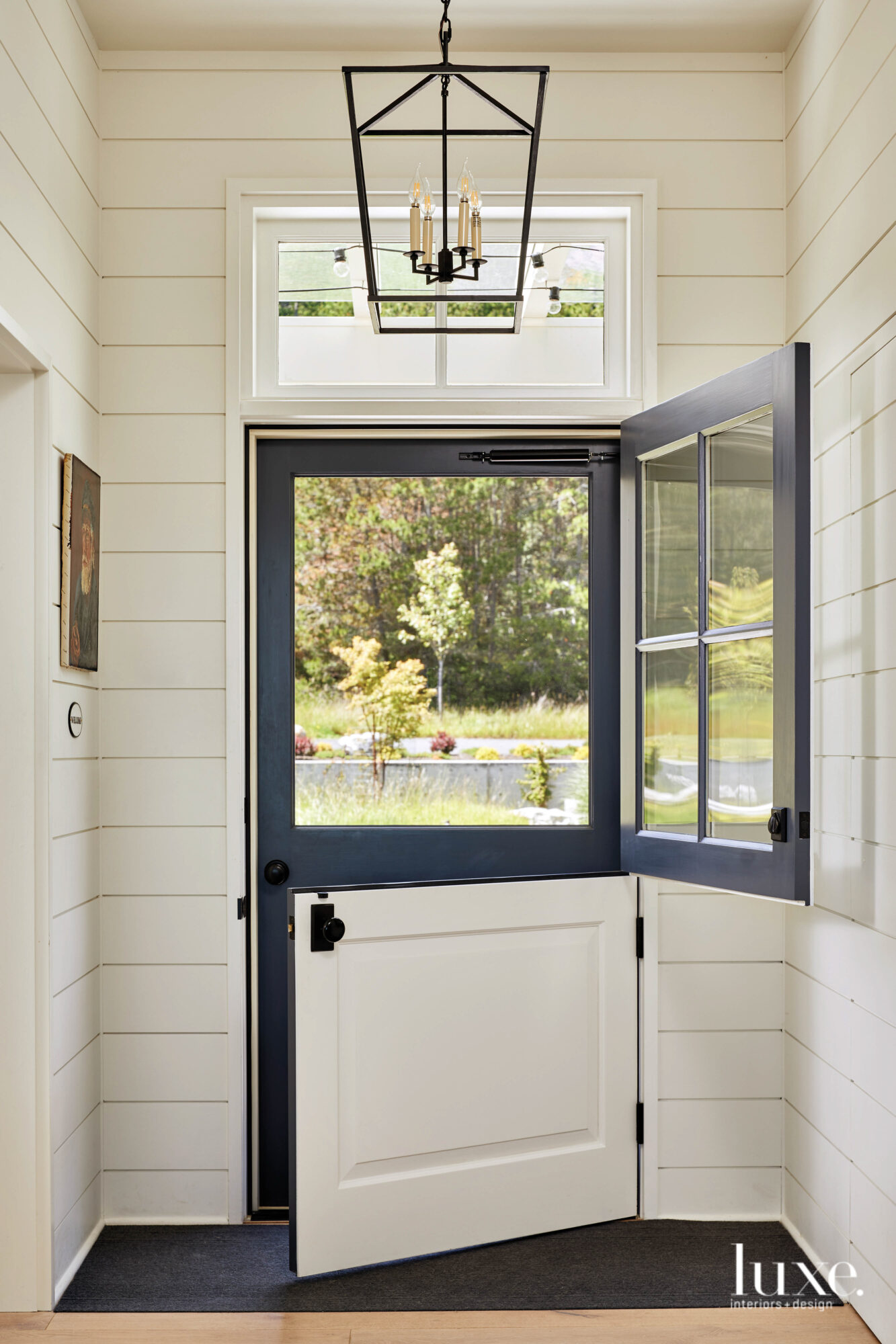 Dutch front door of PNW home