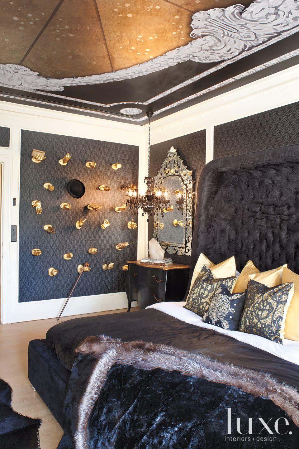 Eye-Caching Bedroom | Luxe Interiors + Design