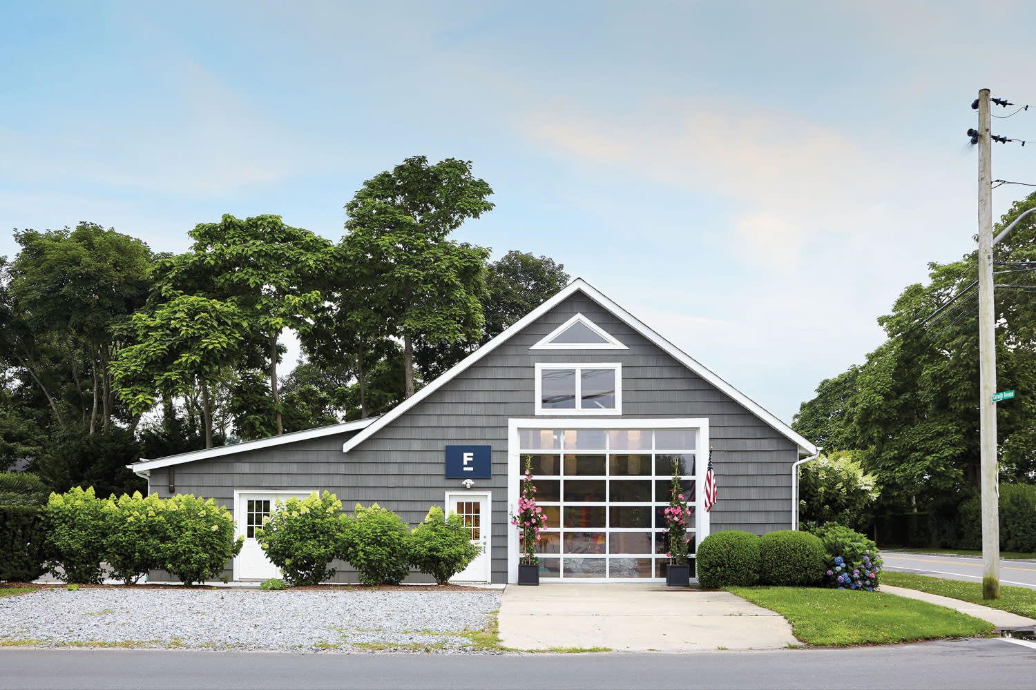 grey barn exterior