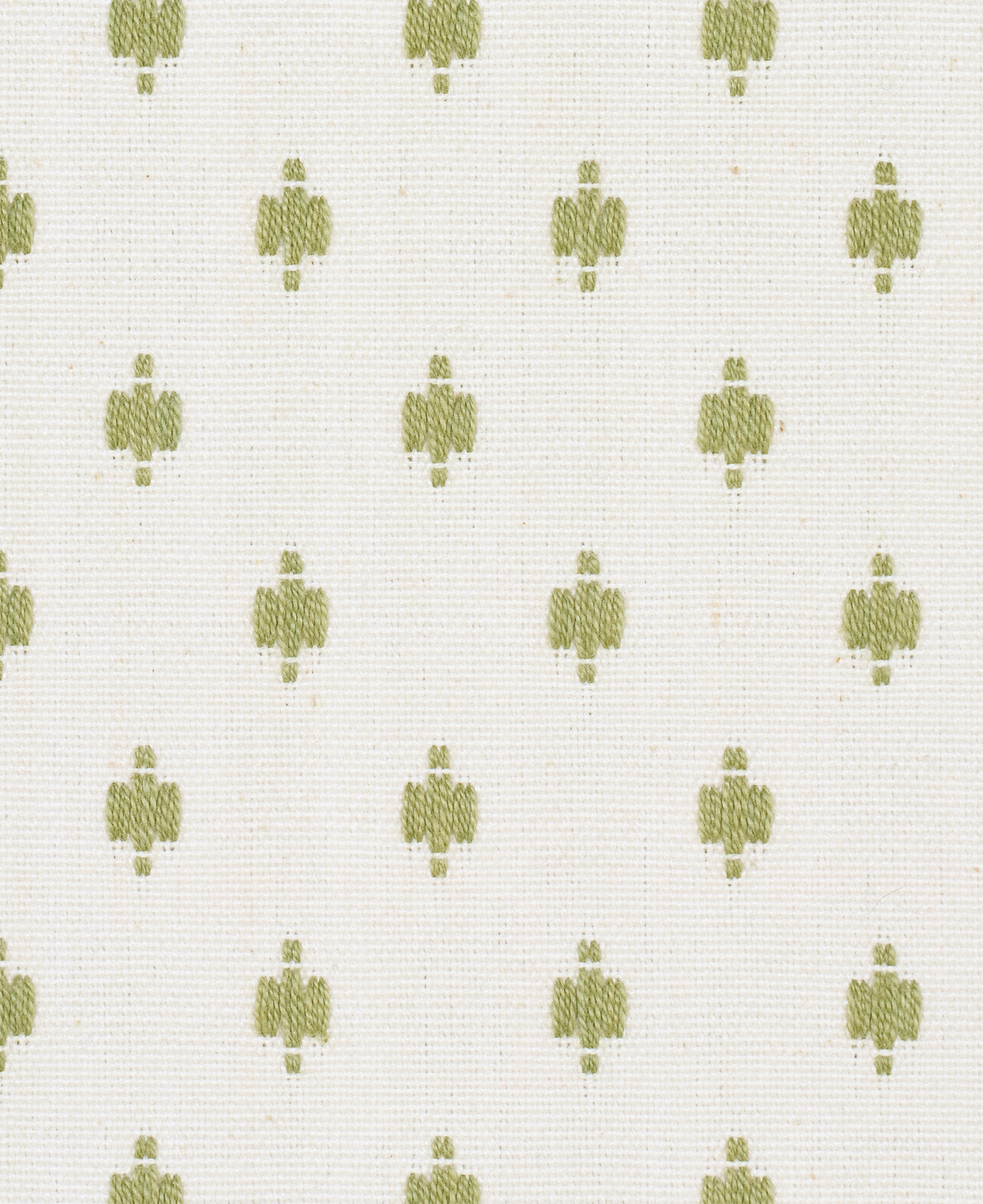 Schumacher's Barlow Leaf pattern fabric