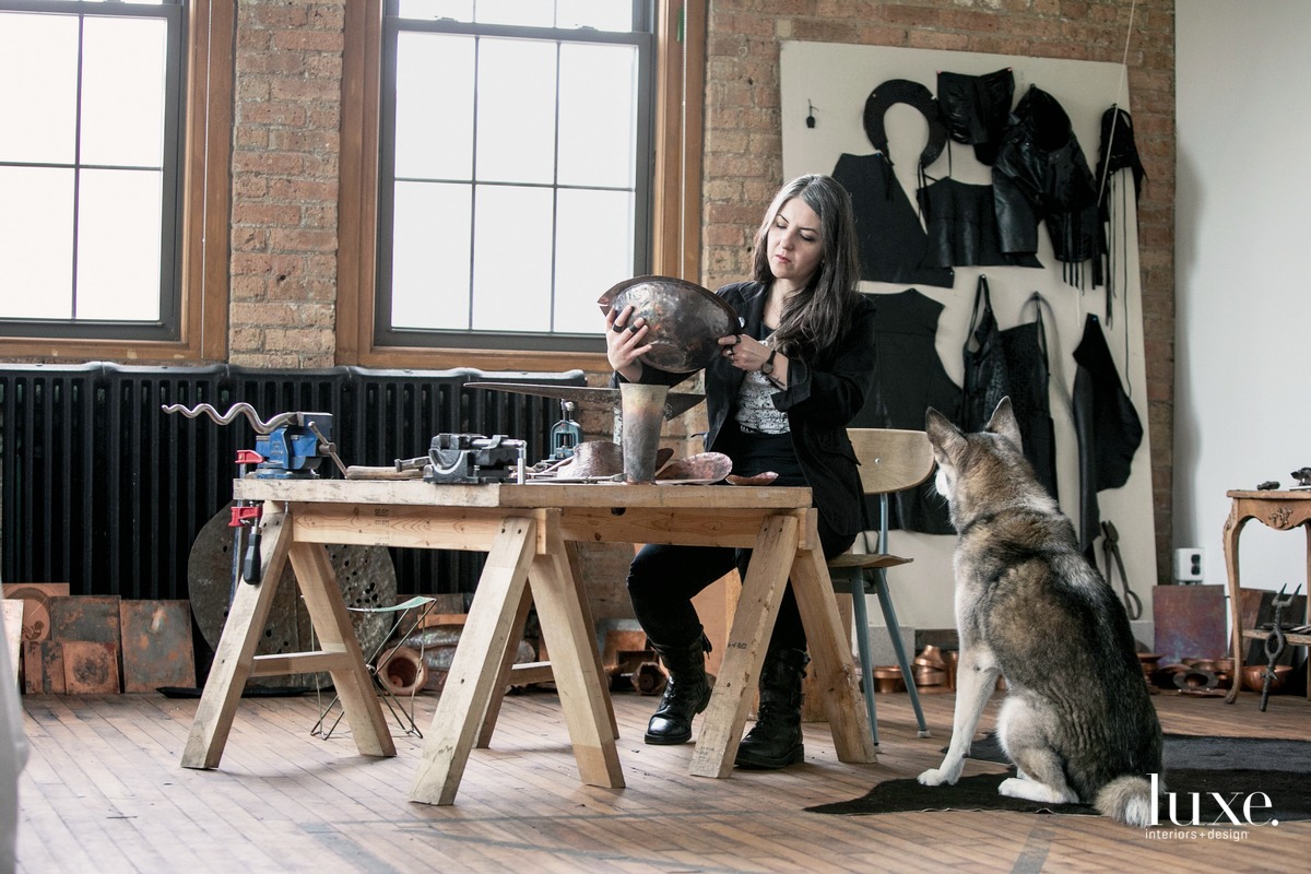 A Female Chicago Artist Illuminates The Metaphysical Side Of Metalworking