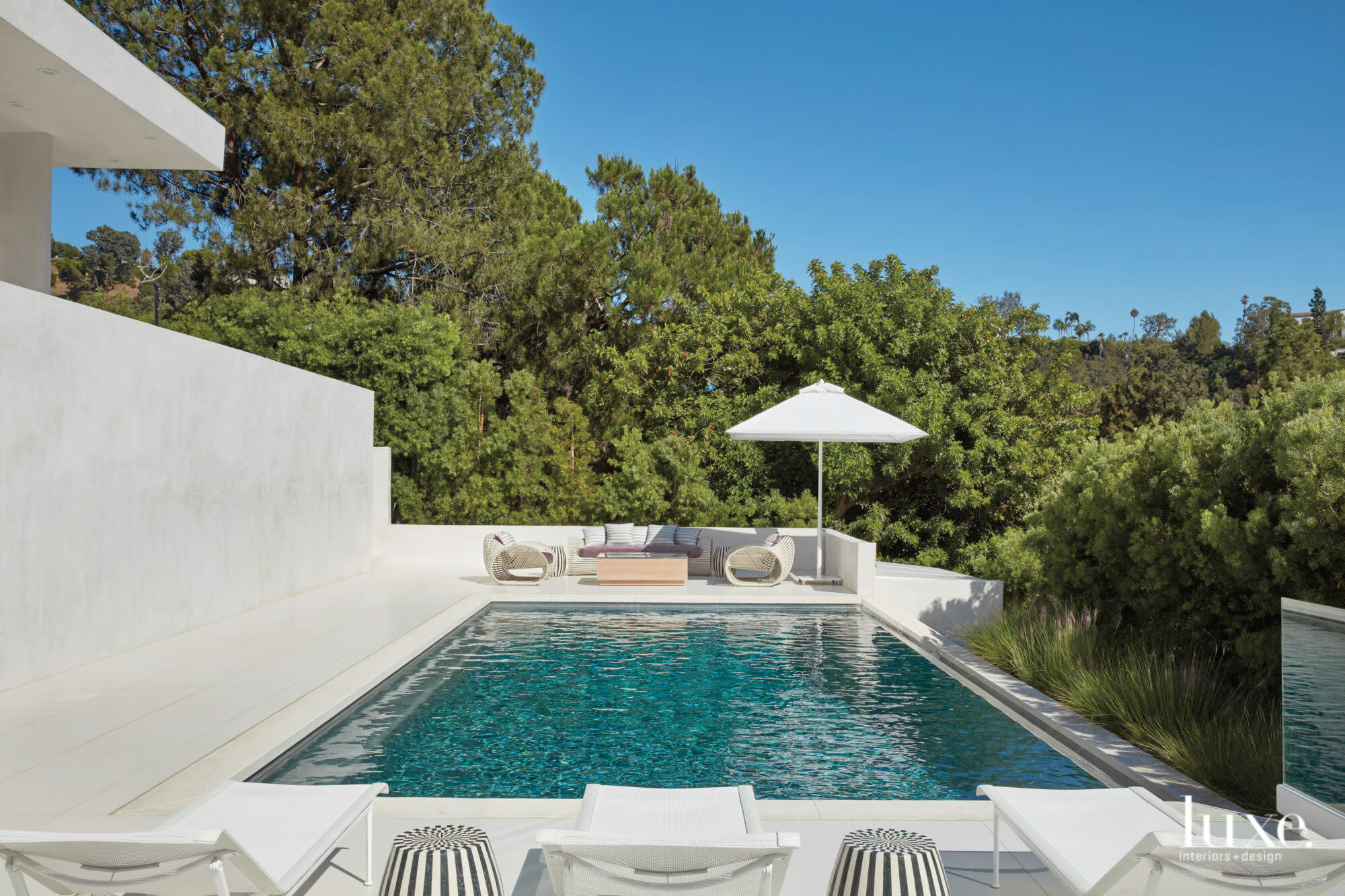 View overlooking pool