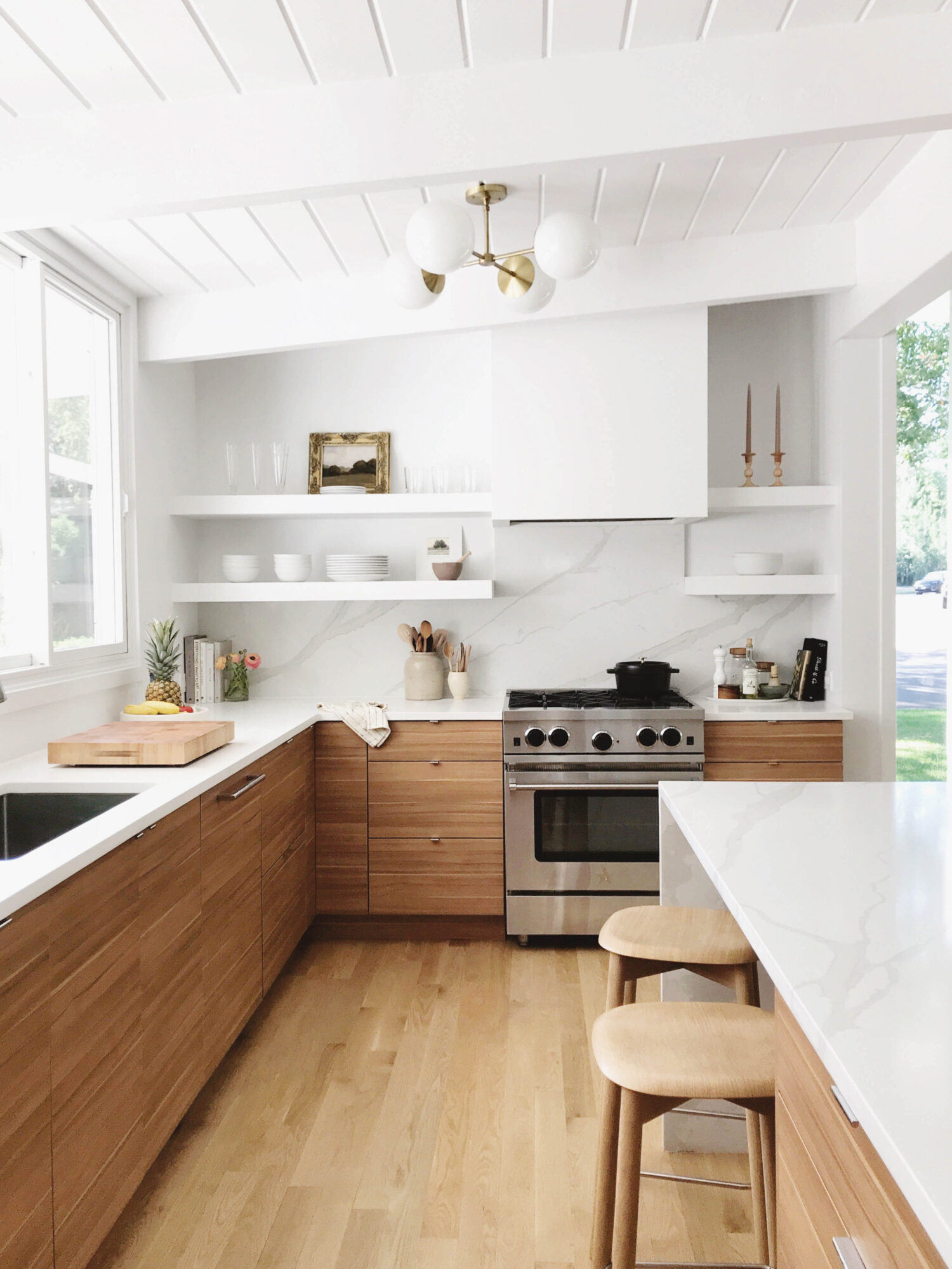 white kitchen wood cabinets