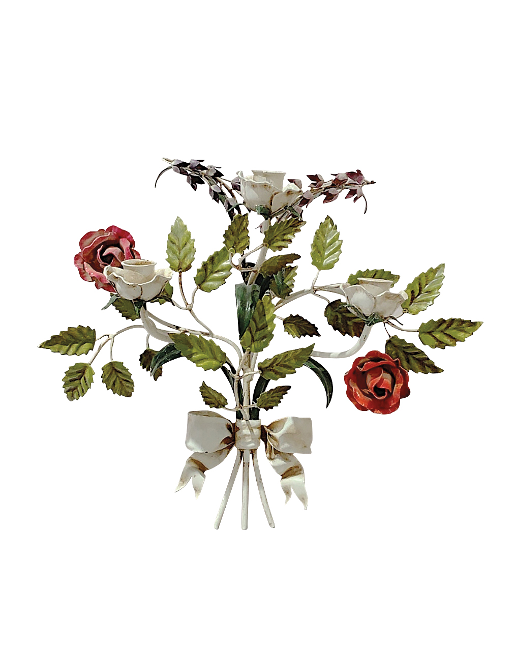 floral candle sconce 