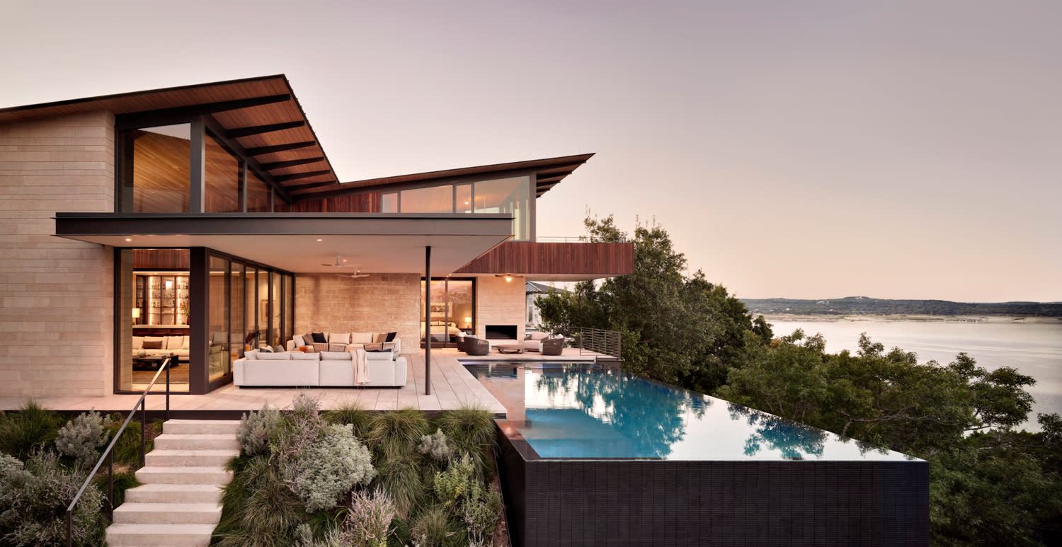 modern Austin home exterior