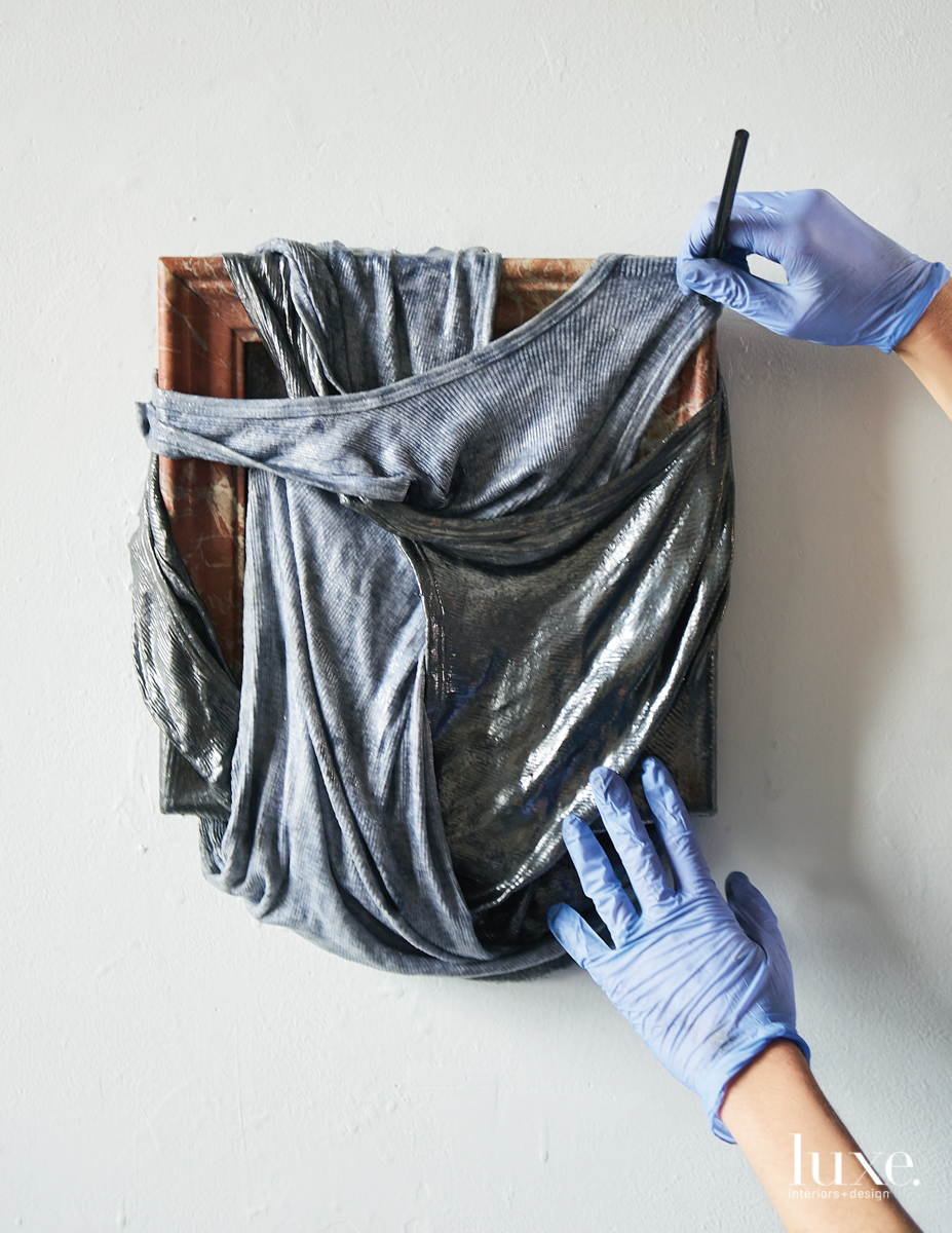 Seiden's piece Twisted Fabric.