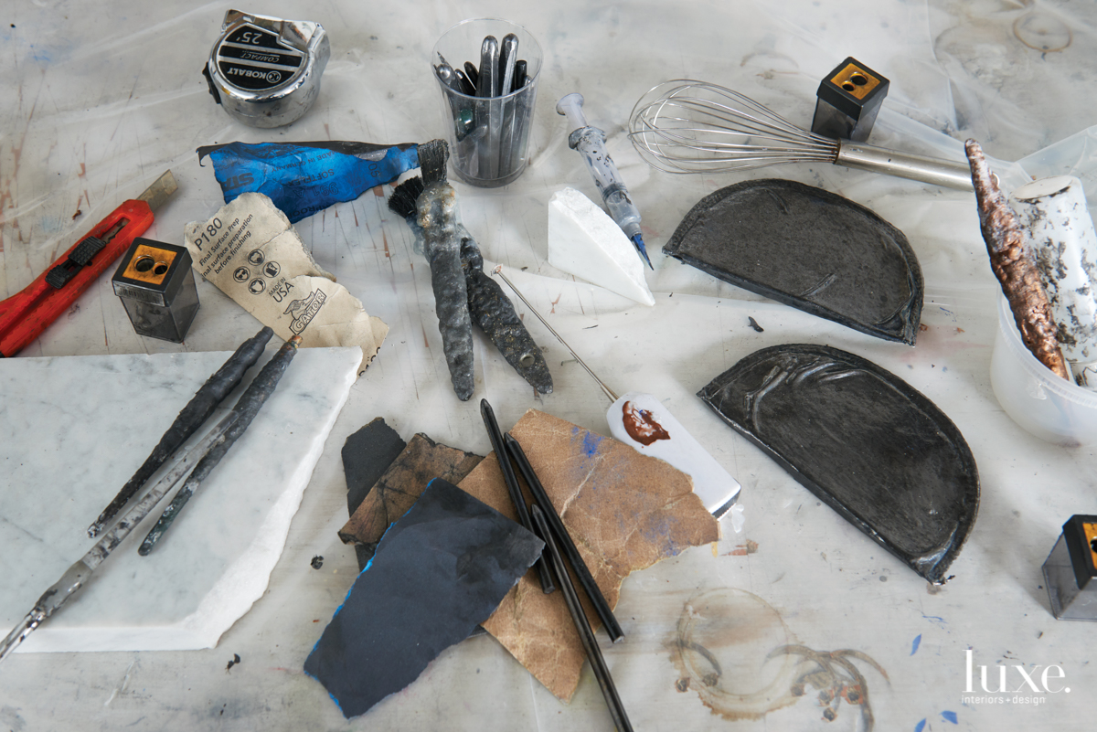 A selection of Seiden's materials.