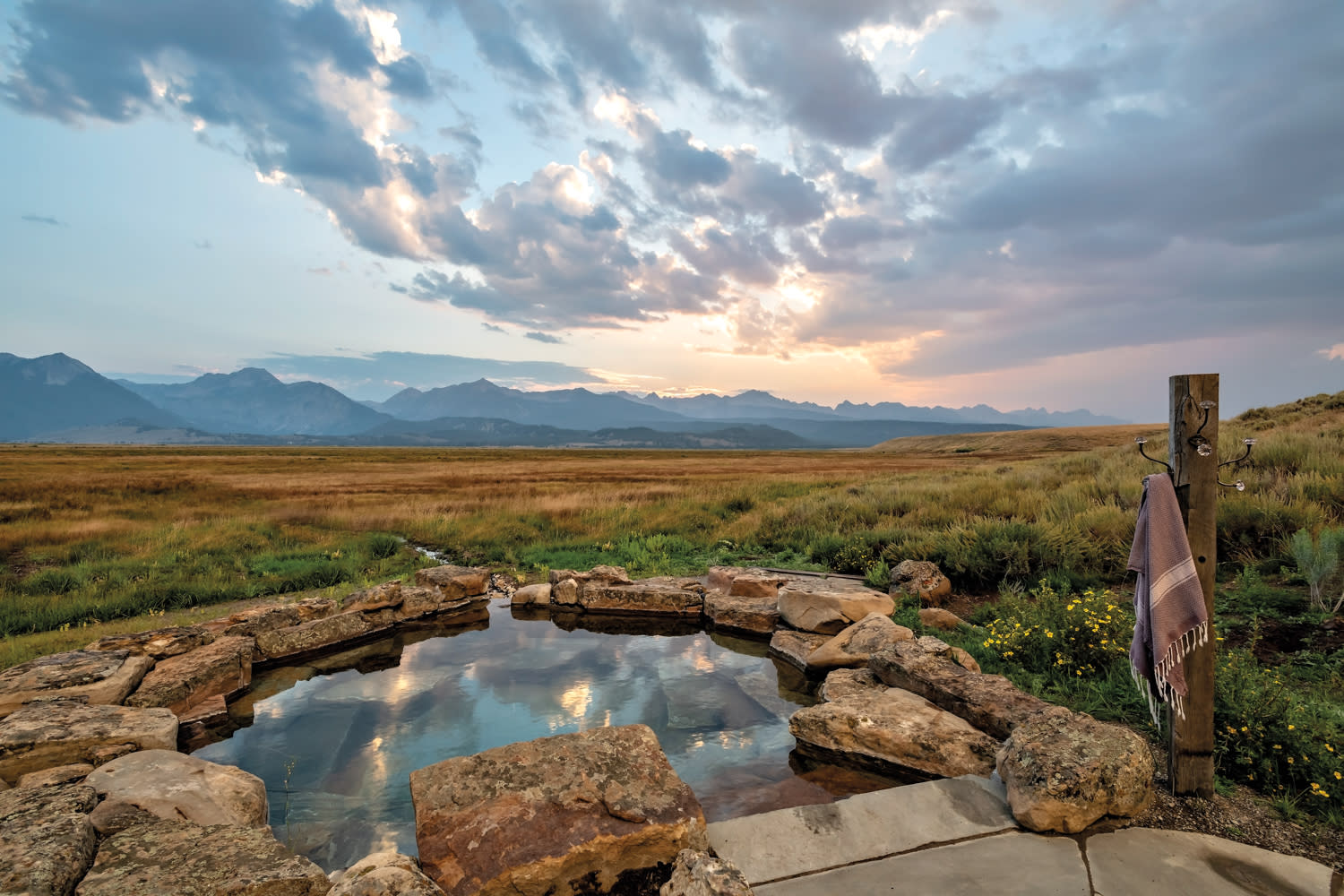 Colorado landscape at dusk