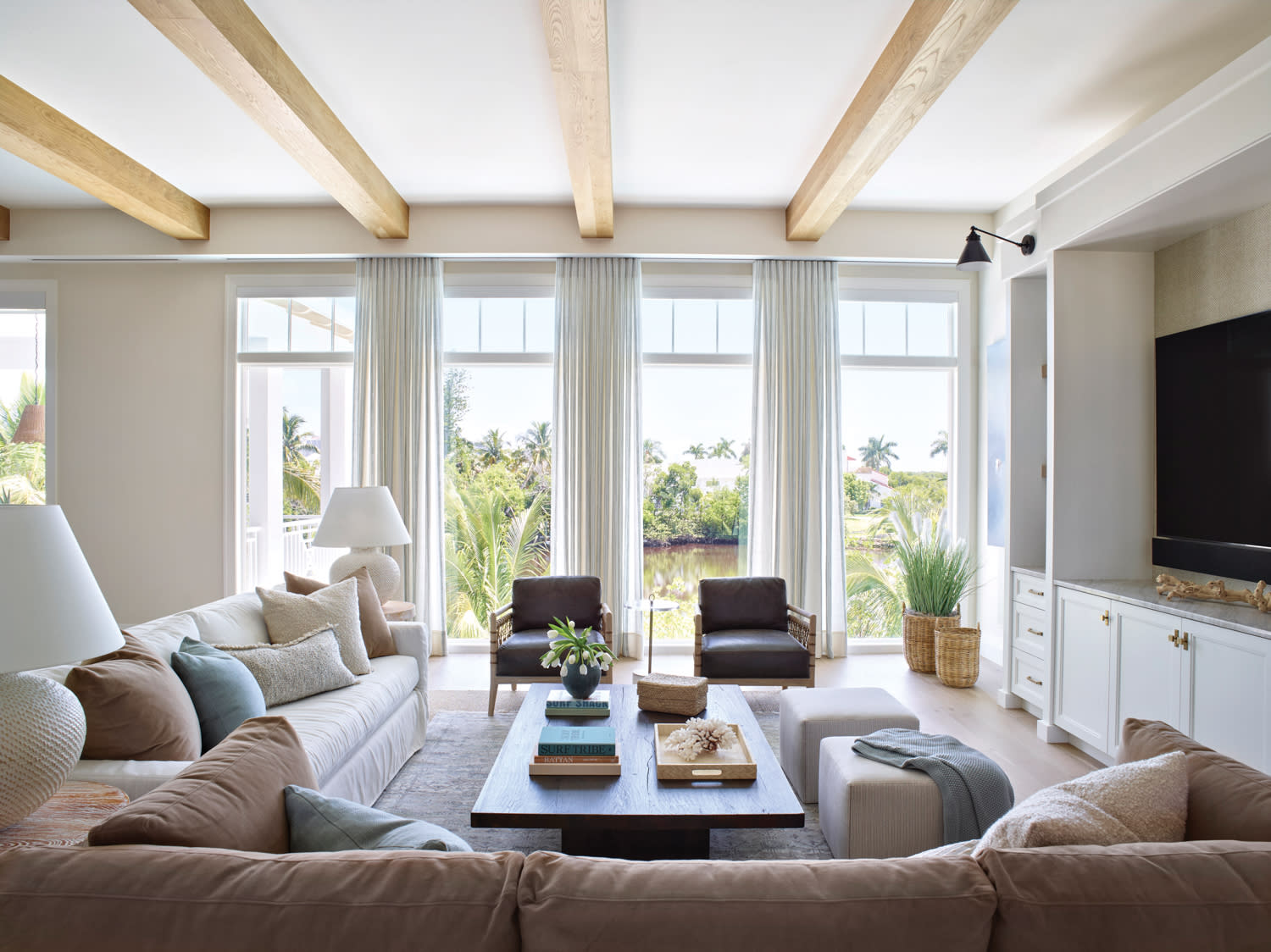 contemporary California-style living room