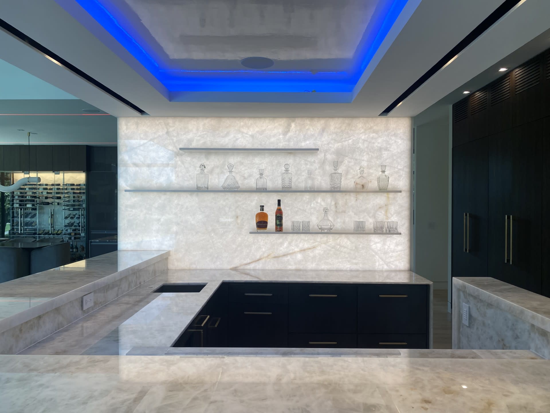 Set in Stone Crystallo Bar-Modernhome glowing bar