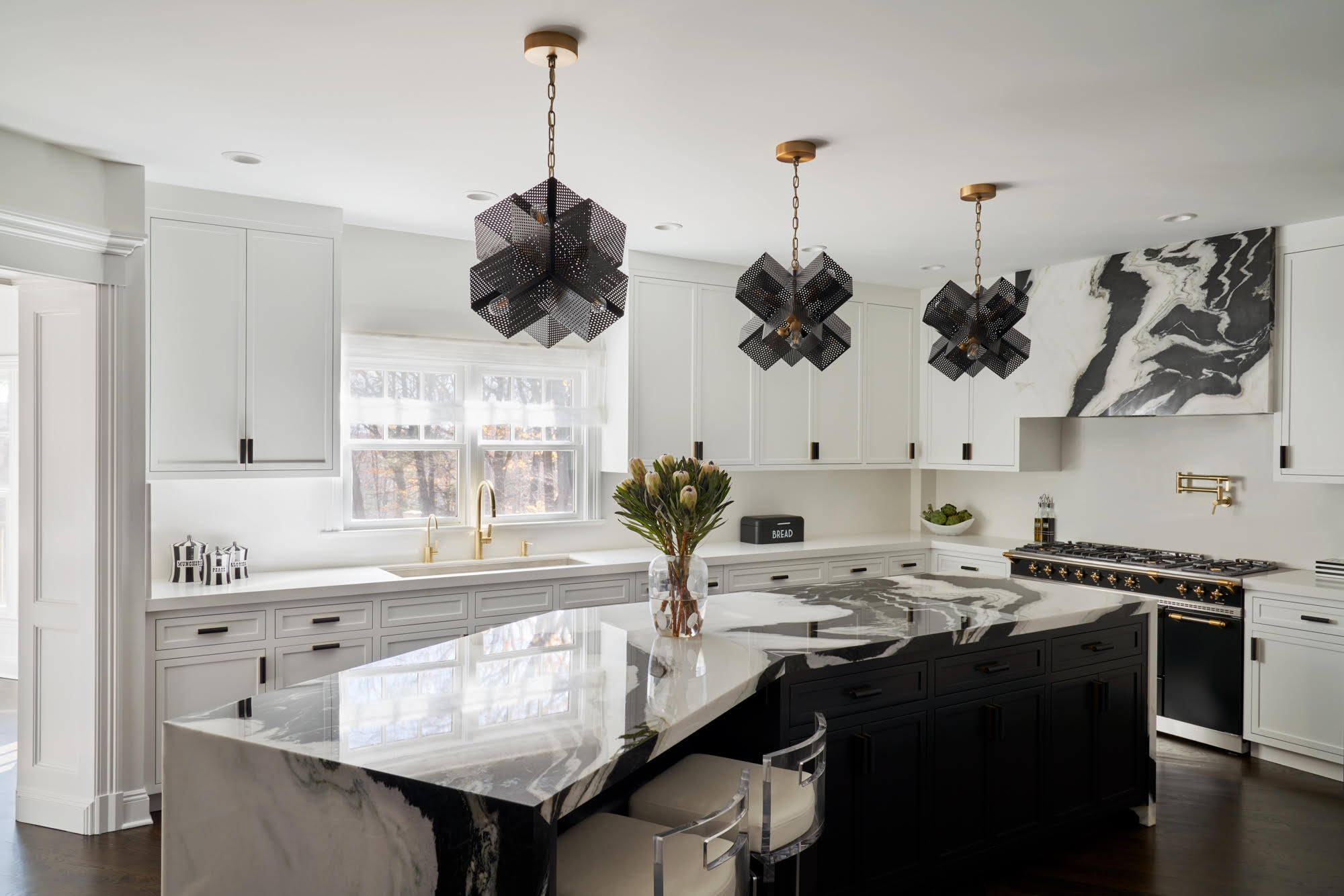 kitchen lighting tips square dice black pendants