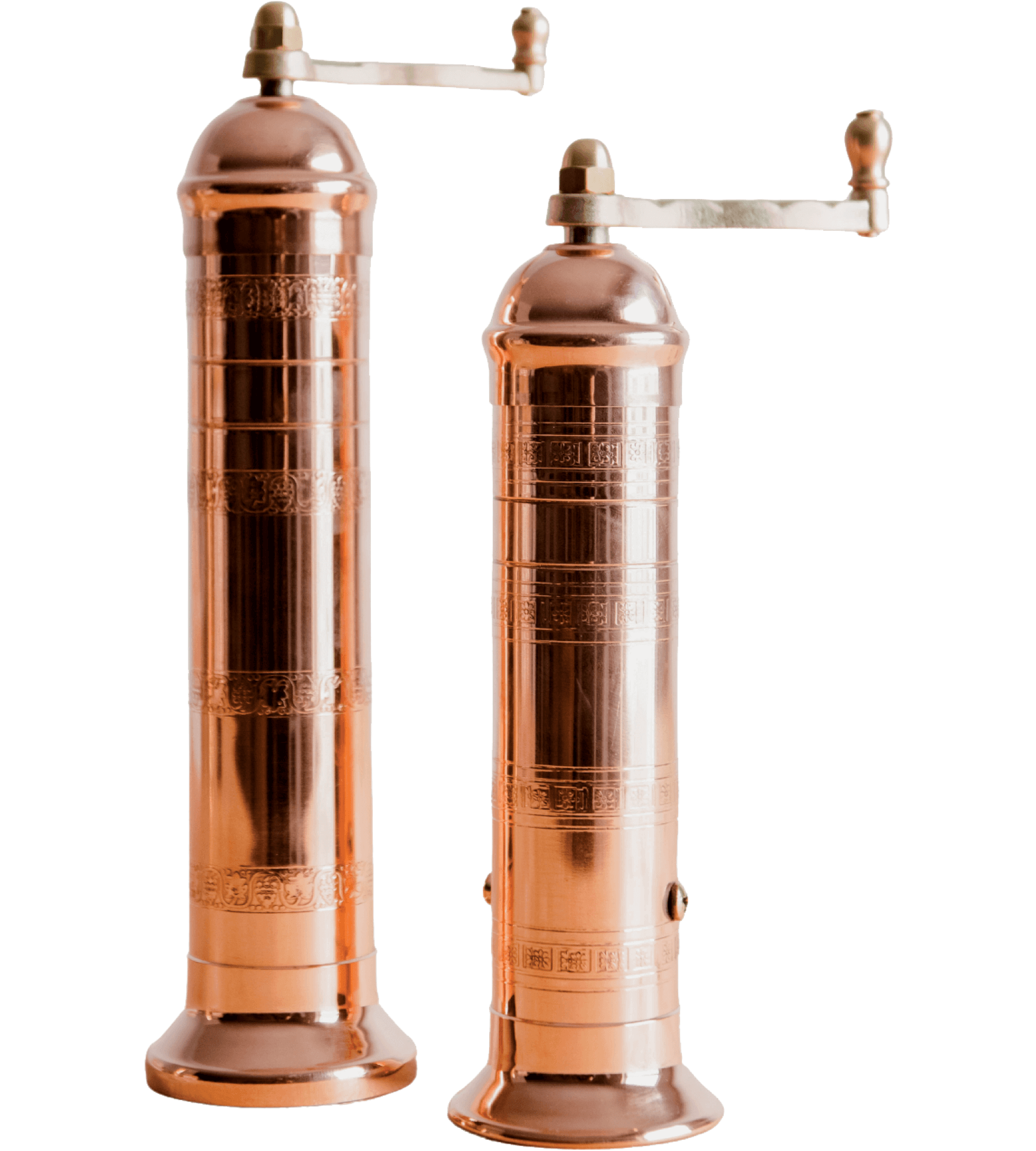 copper salt and pepper mills