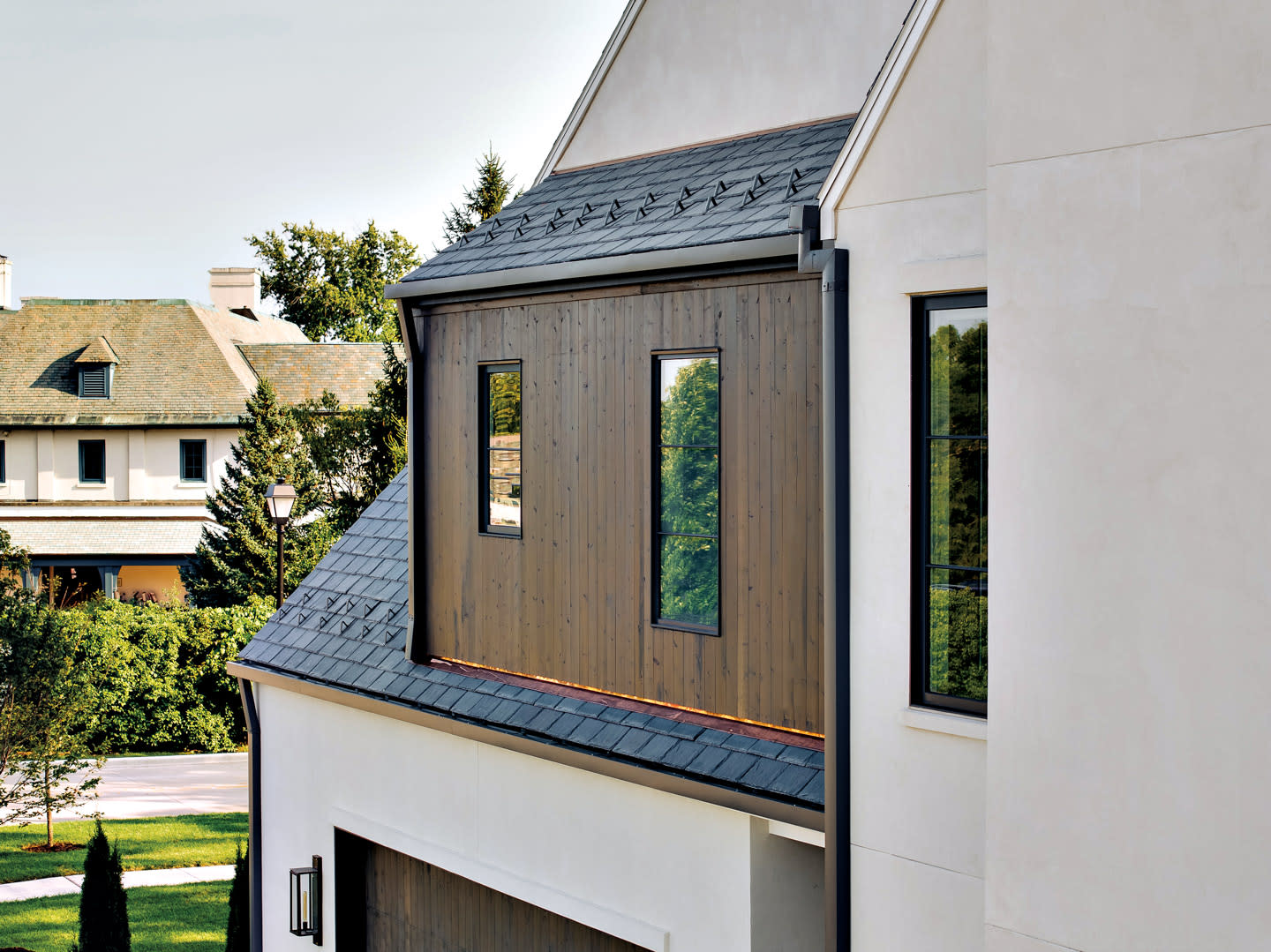 white, brown and gray home exterior