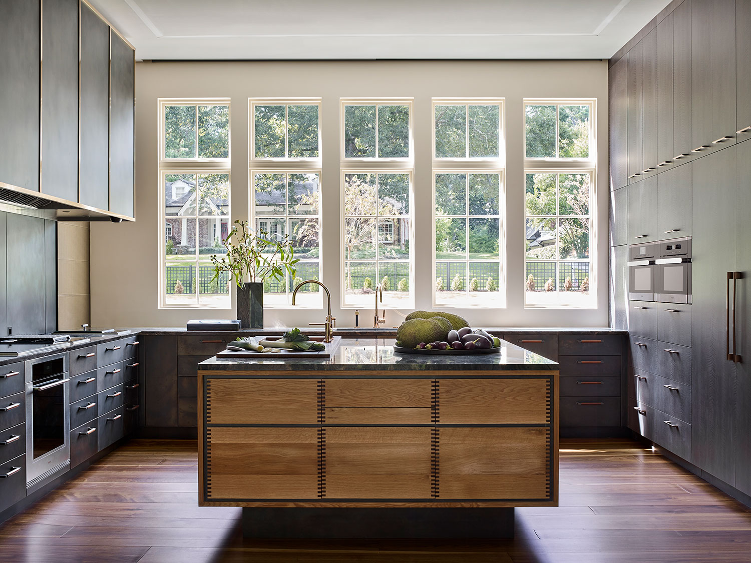 kitchen lighting tips natural light in texture-rich kitchen by karen ferguson