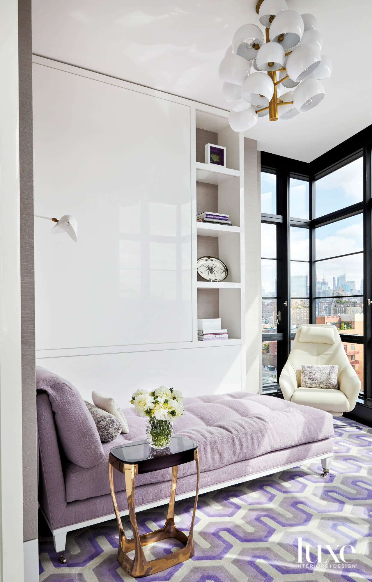 lavendar chaise lounger