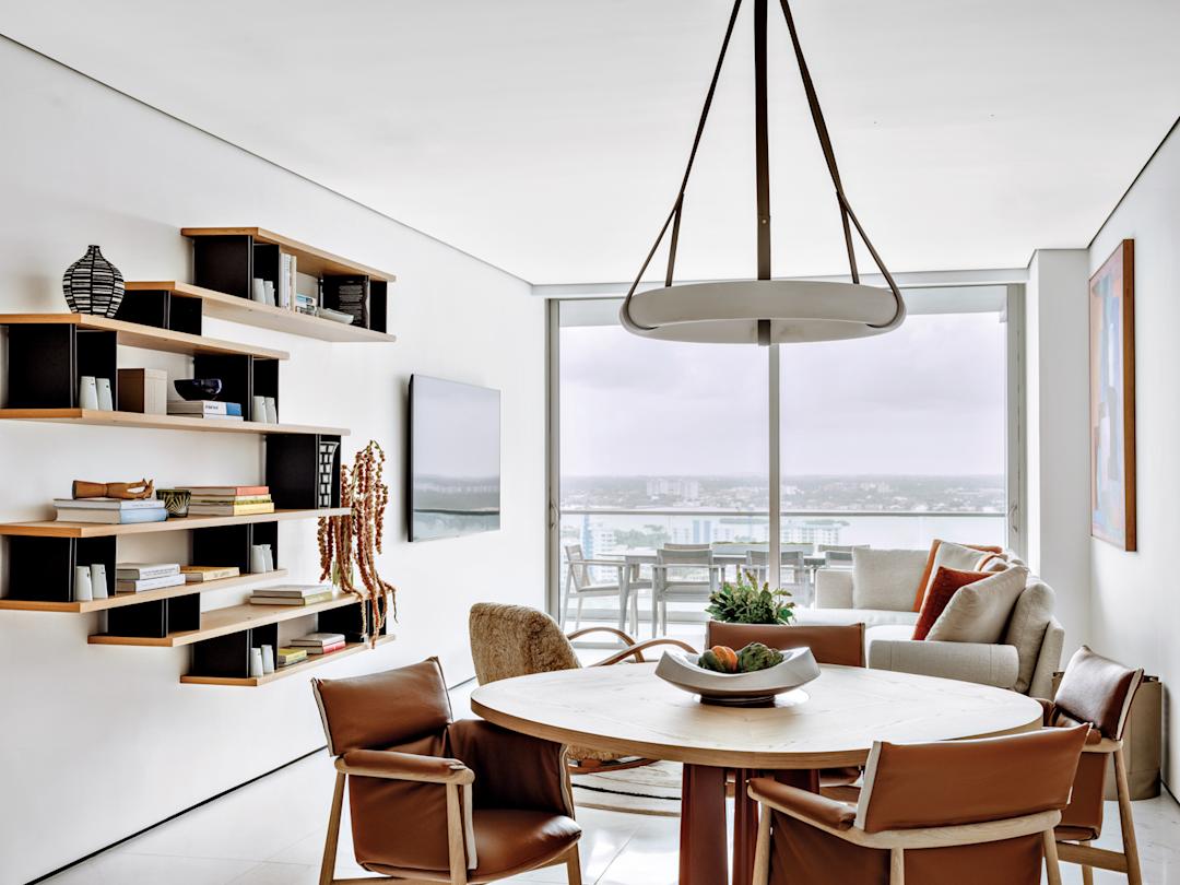 View of Retro Revival: How A Miami Condo Homages Midcentury Modern Design ...