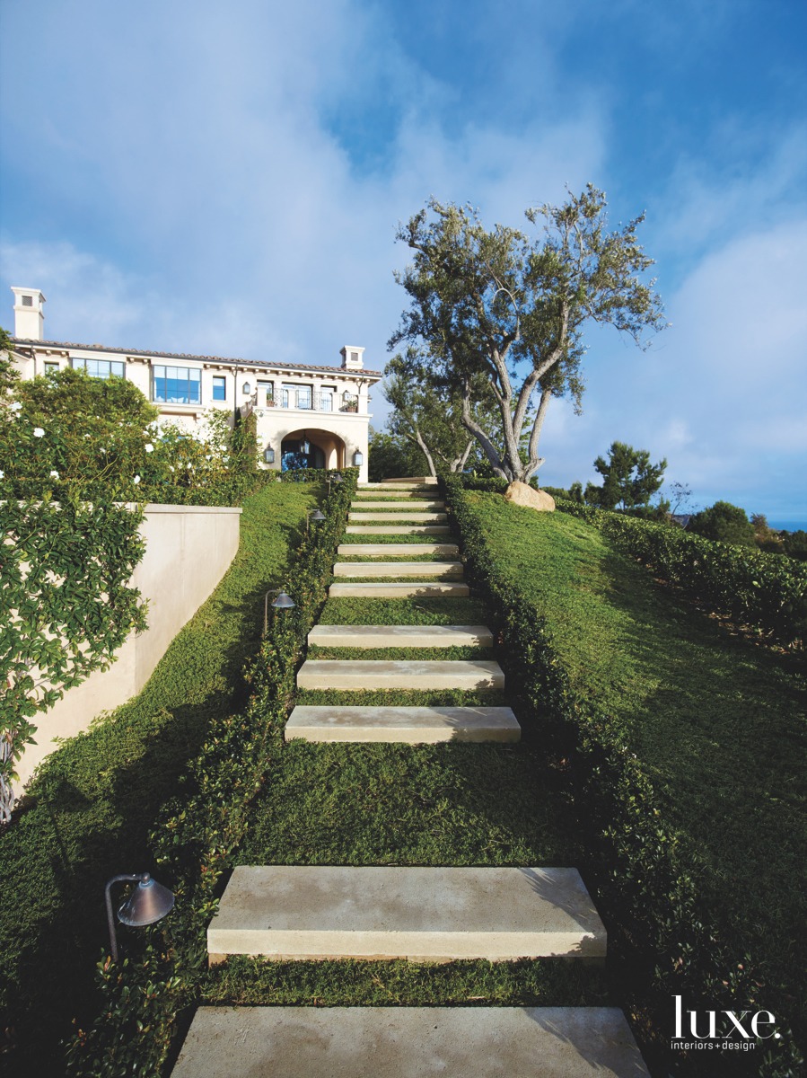 mediterranean exterior and landscape