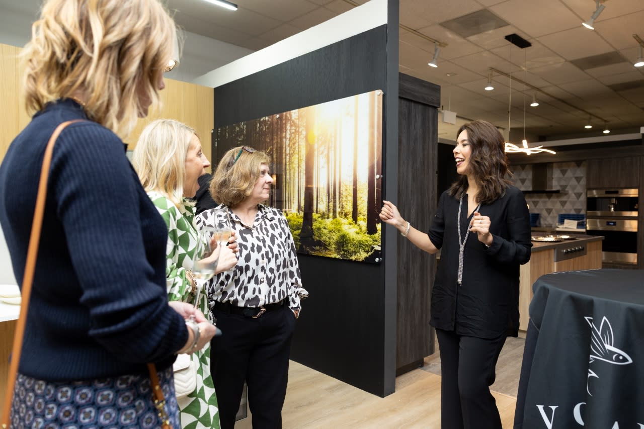 guests at Gaggenau SF event