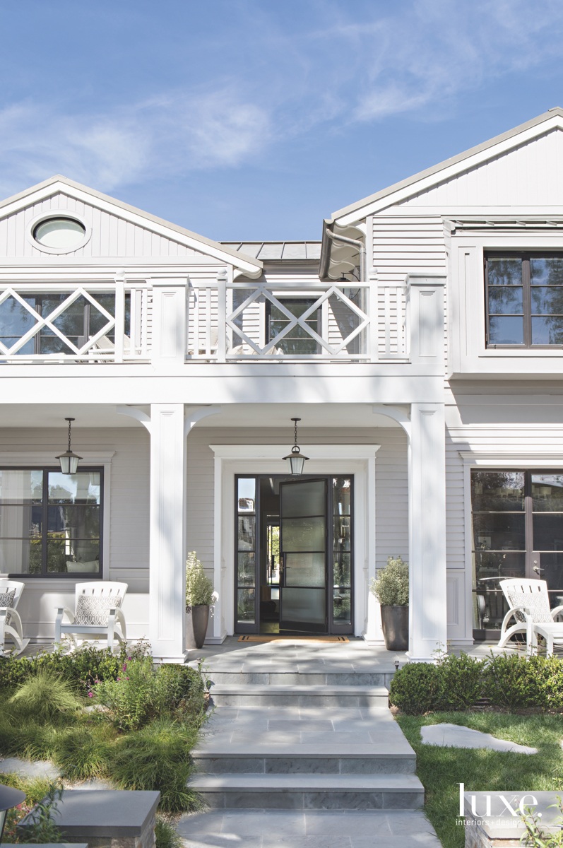 contemporary white exterior composer