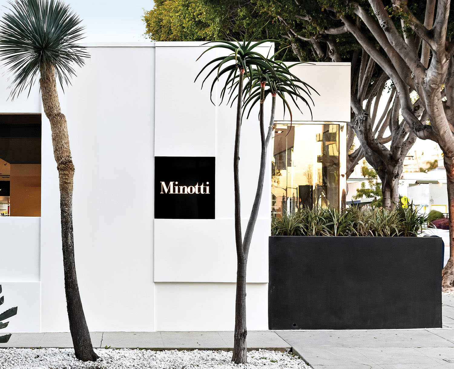exterior of Minotti