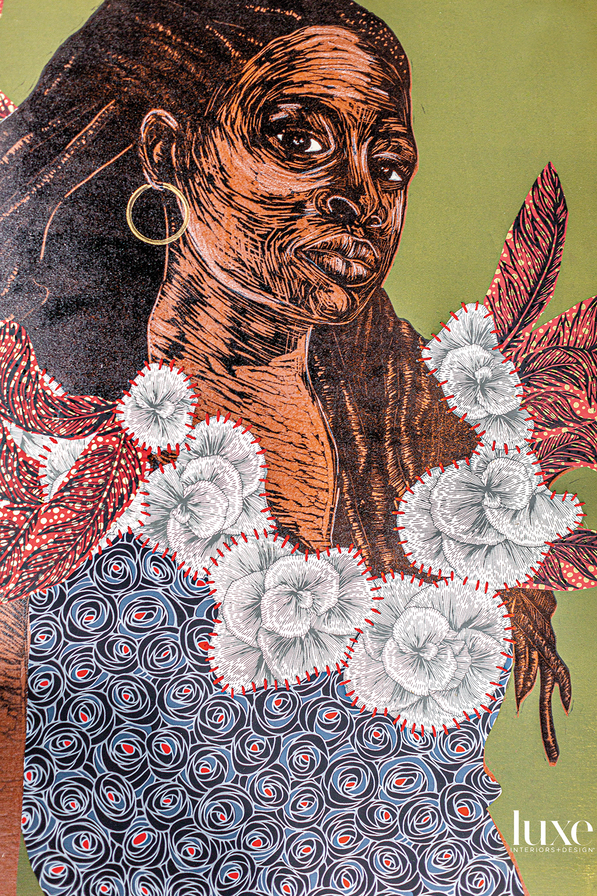 Delita Martin's mixed-media prints