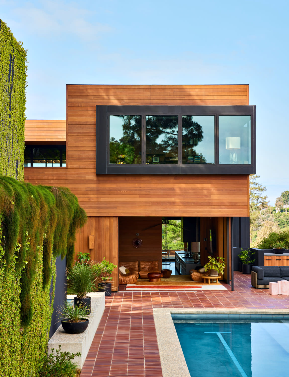 modern cedar-clad home exterior 