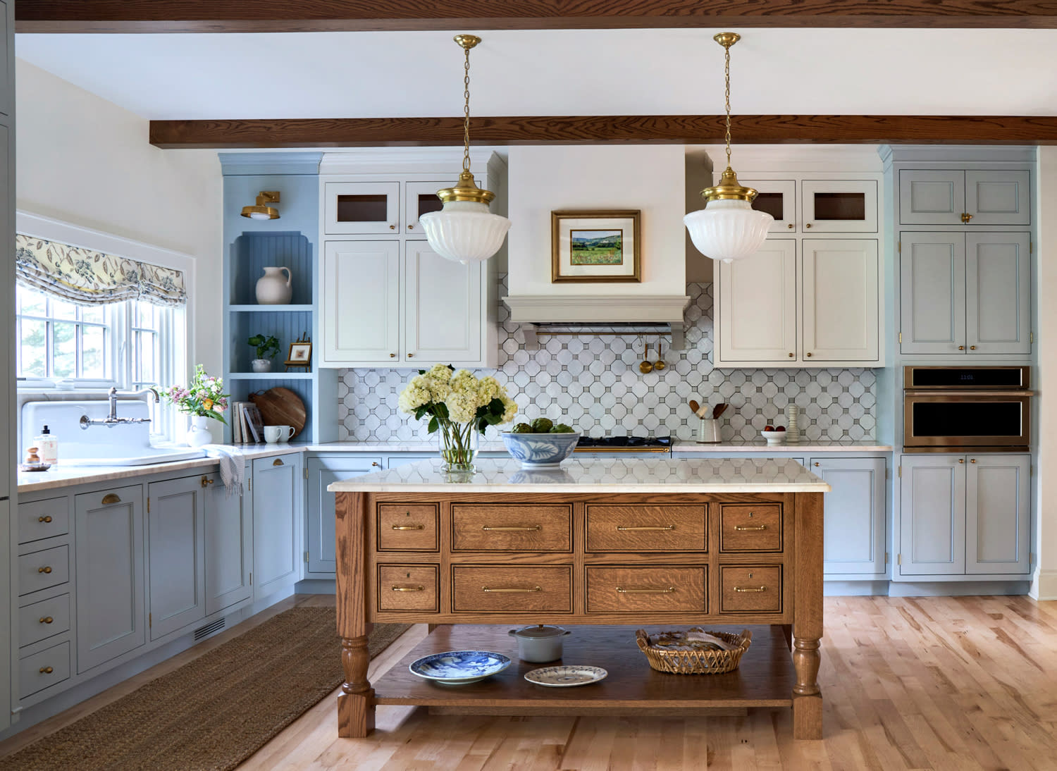 refined, English Country-style kitchen