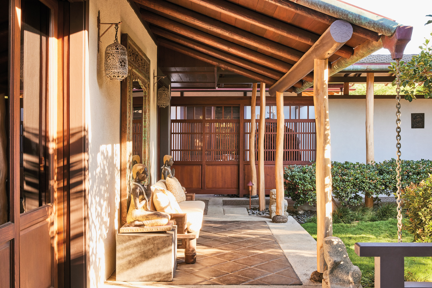 meditation courtyard