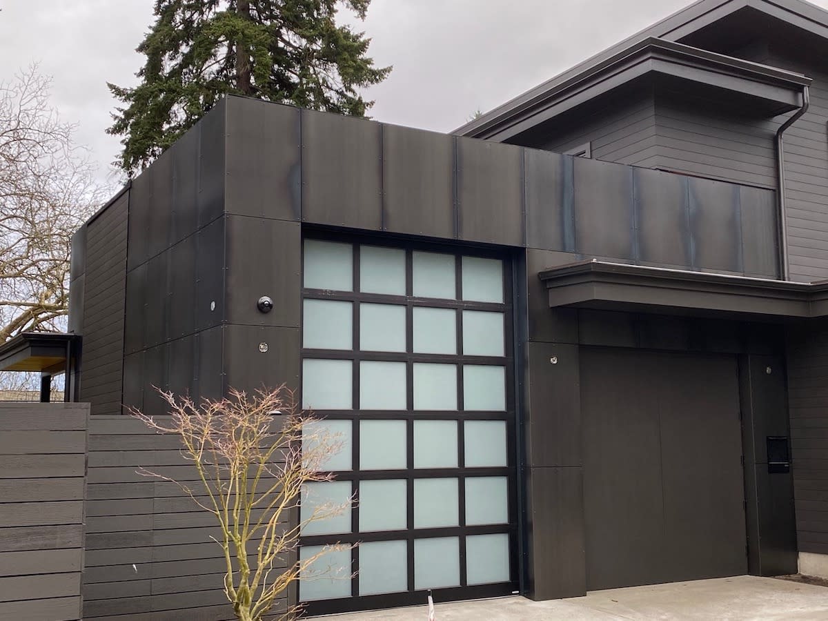 Custom Exterior Cladding. Design by Paul Moon Design. Construction by DME Construction.