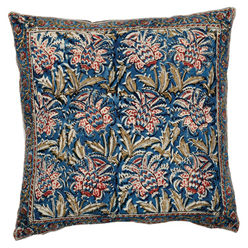 LX_COM20_Market_Trend_Pillow_PineappleKalamkari_Teal